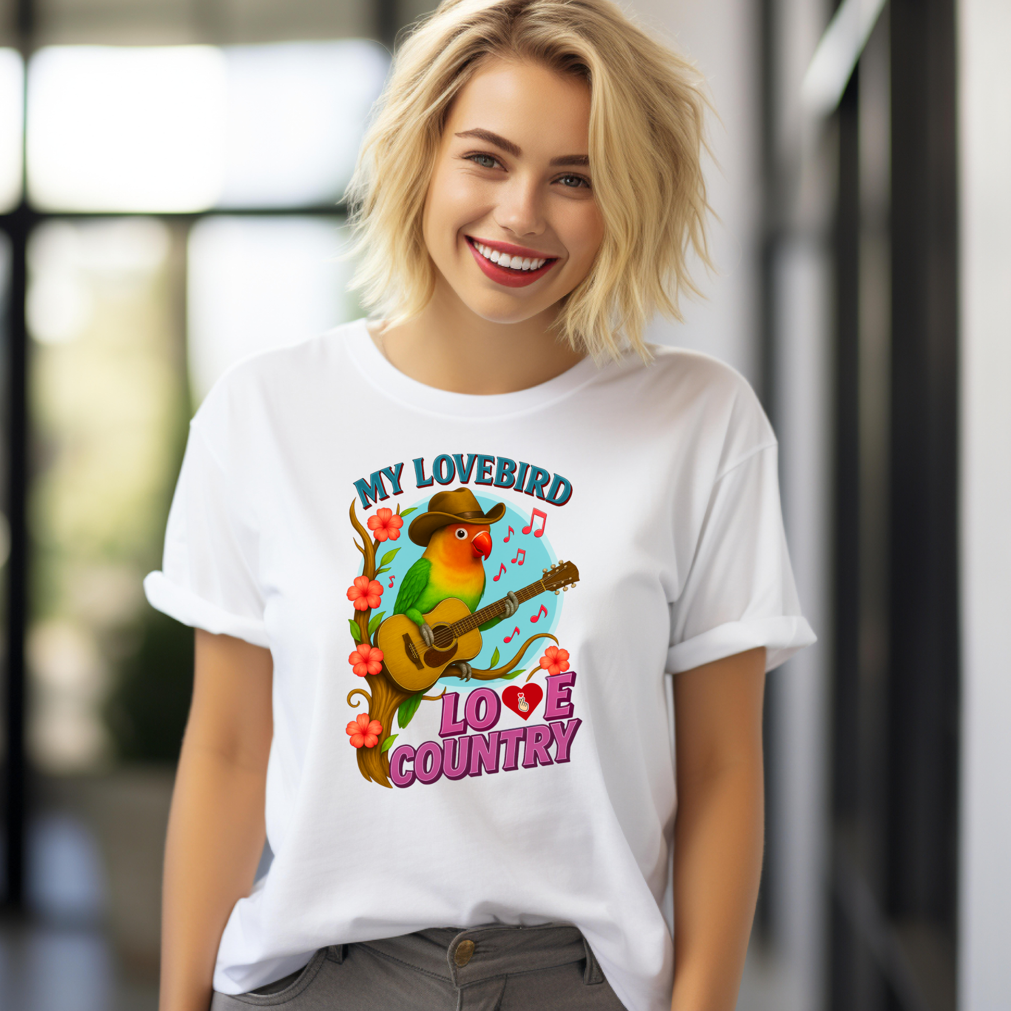 My Lovebird Love Country T-Shirt
