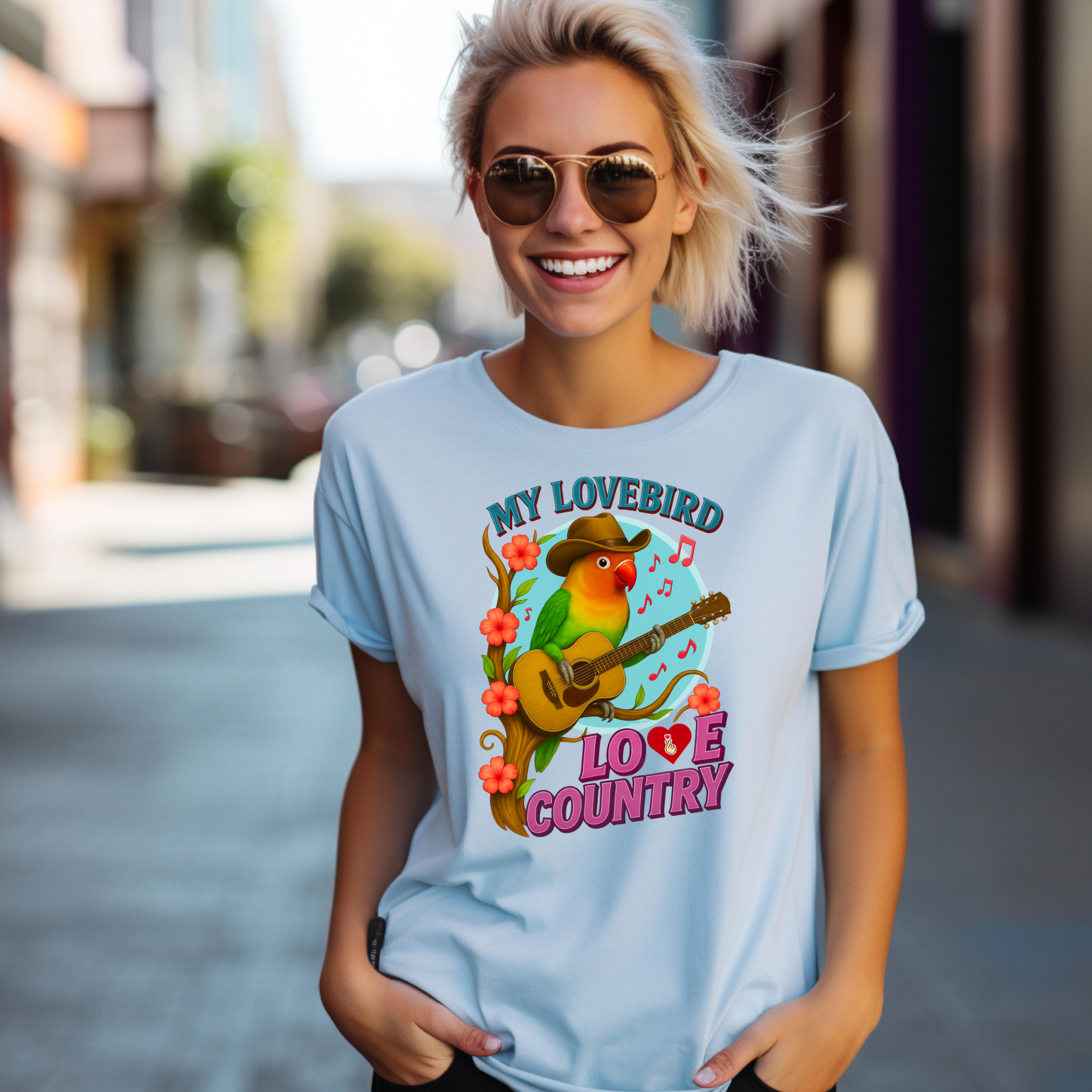My Lovebird Love Country T-Shirt