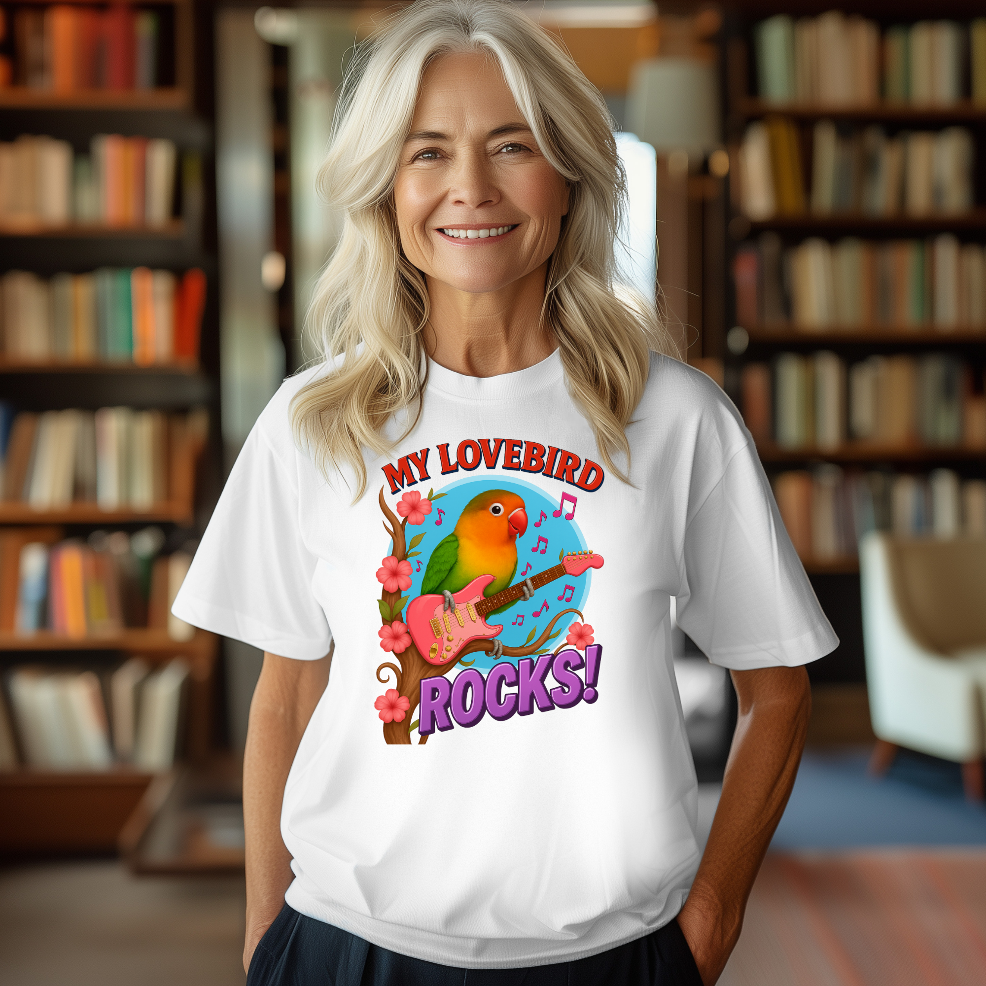 My Lovebird Rocks Music T-Shirt