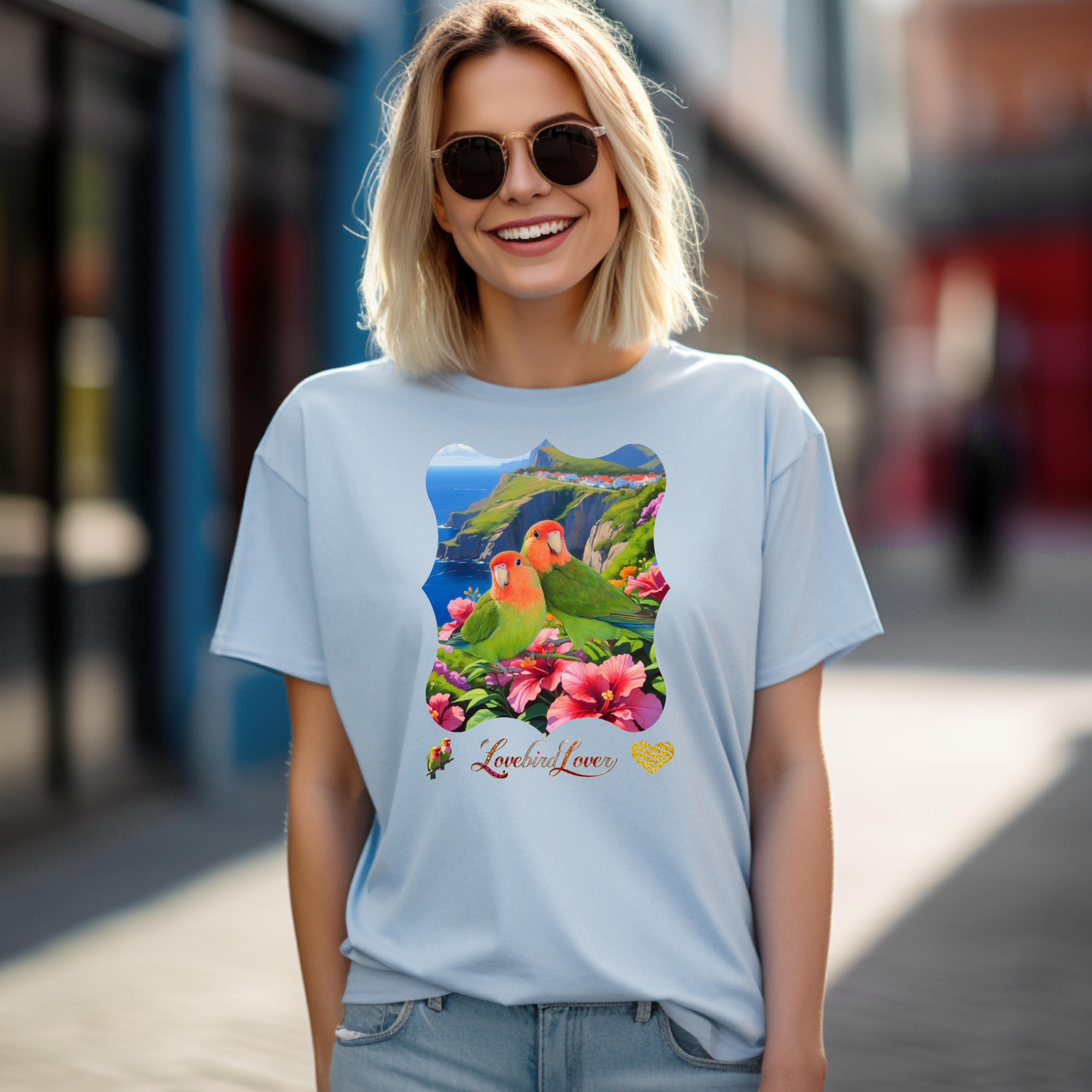 Lovebird Lover Mountain T-Shirt