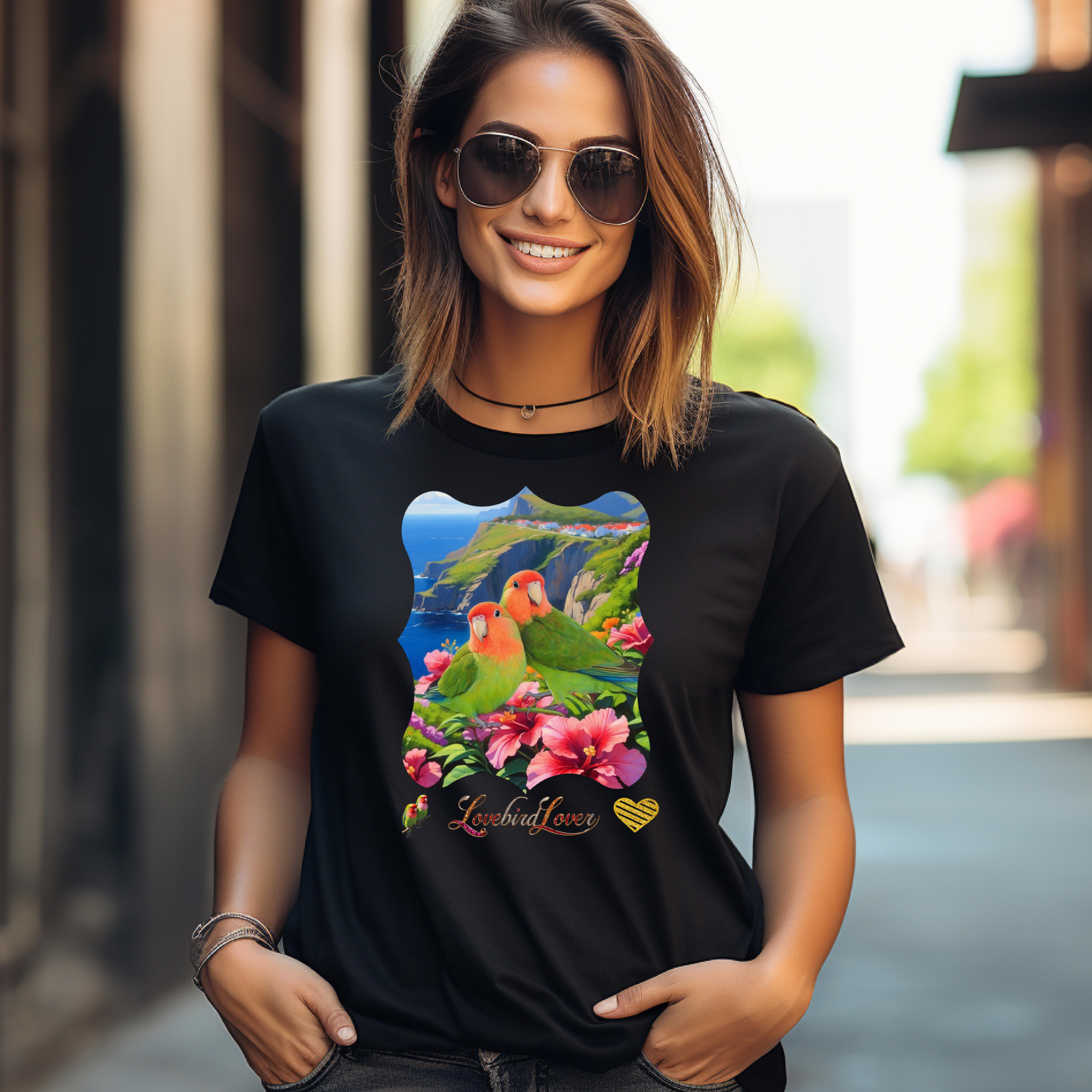 Lovebird Lover Mountain T-Shirt
