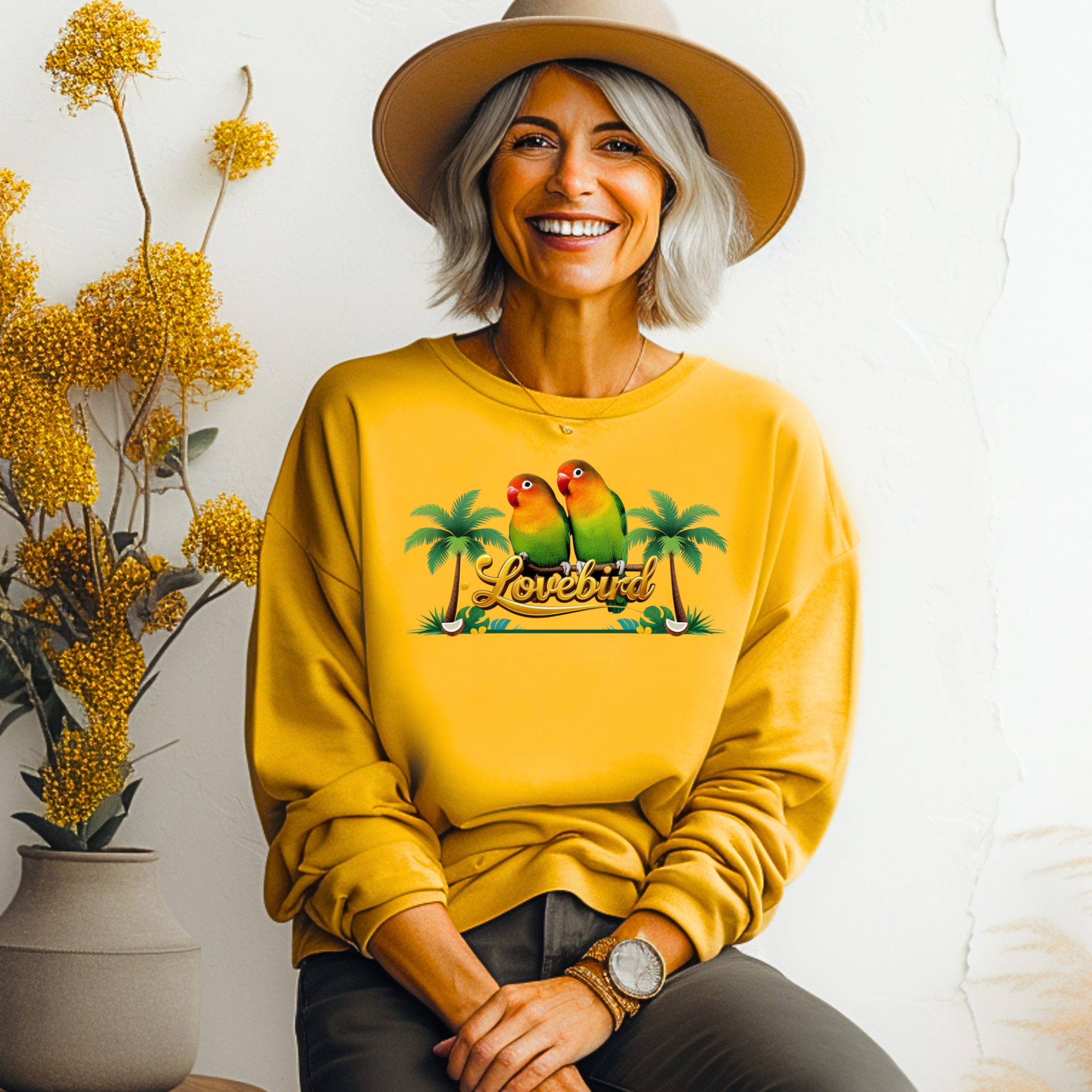 Lovebird's Palm Tree Sweatshirt