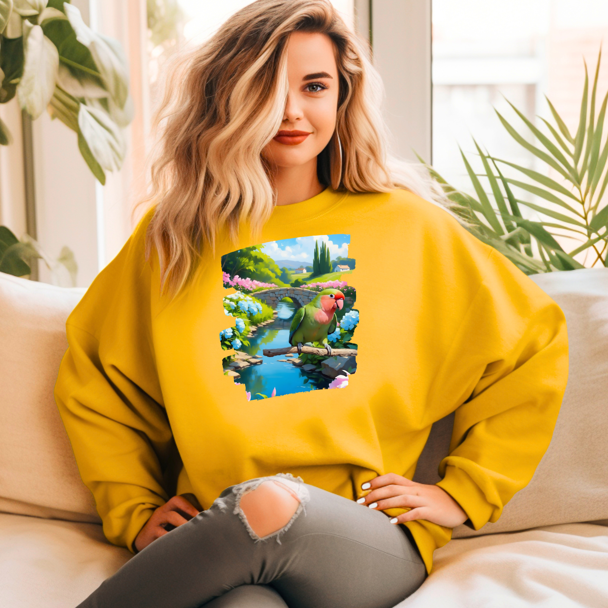 Lovebird Lover Bridge Sweatshirt