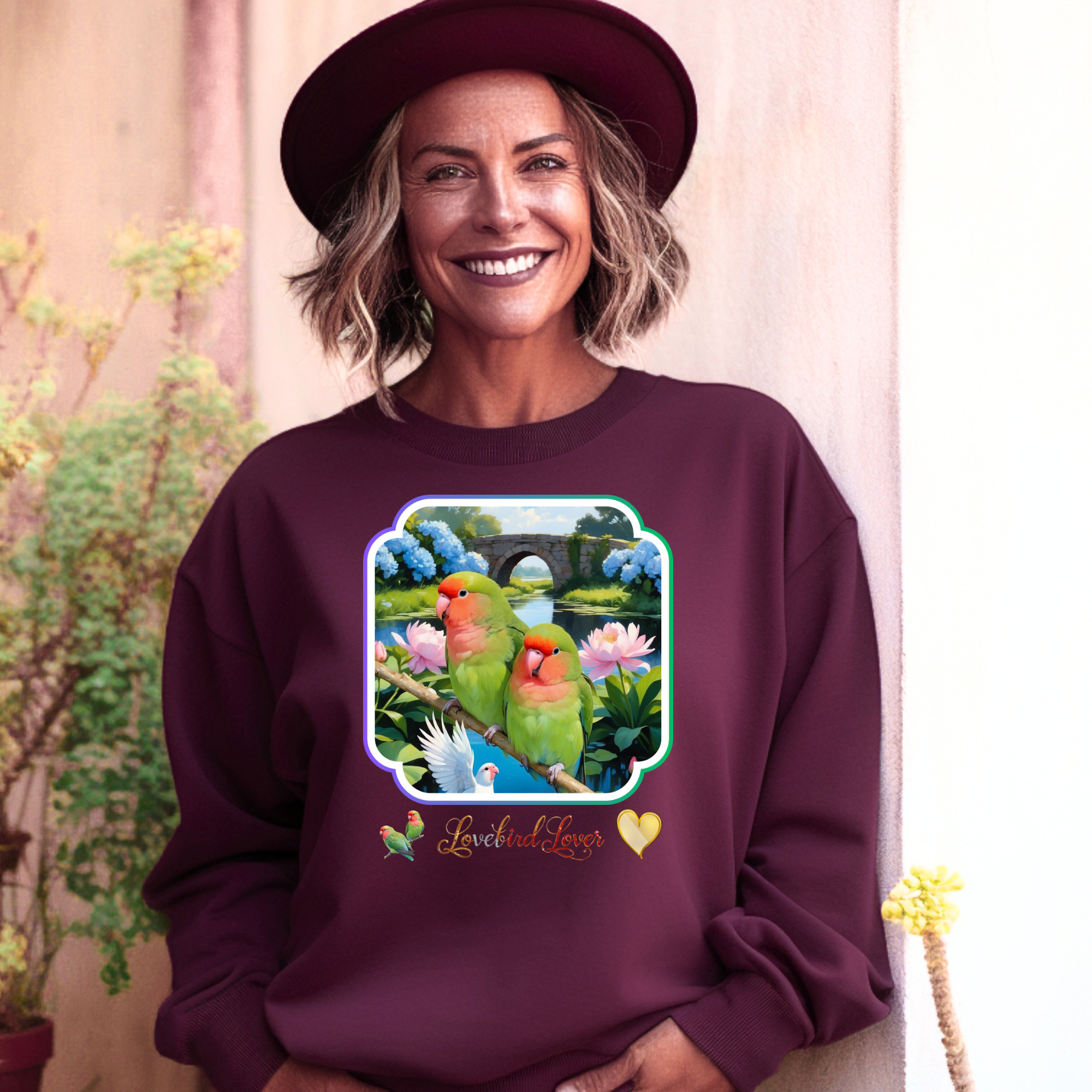 Lovebird Lover Bridge Sweatshirt