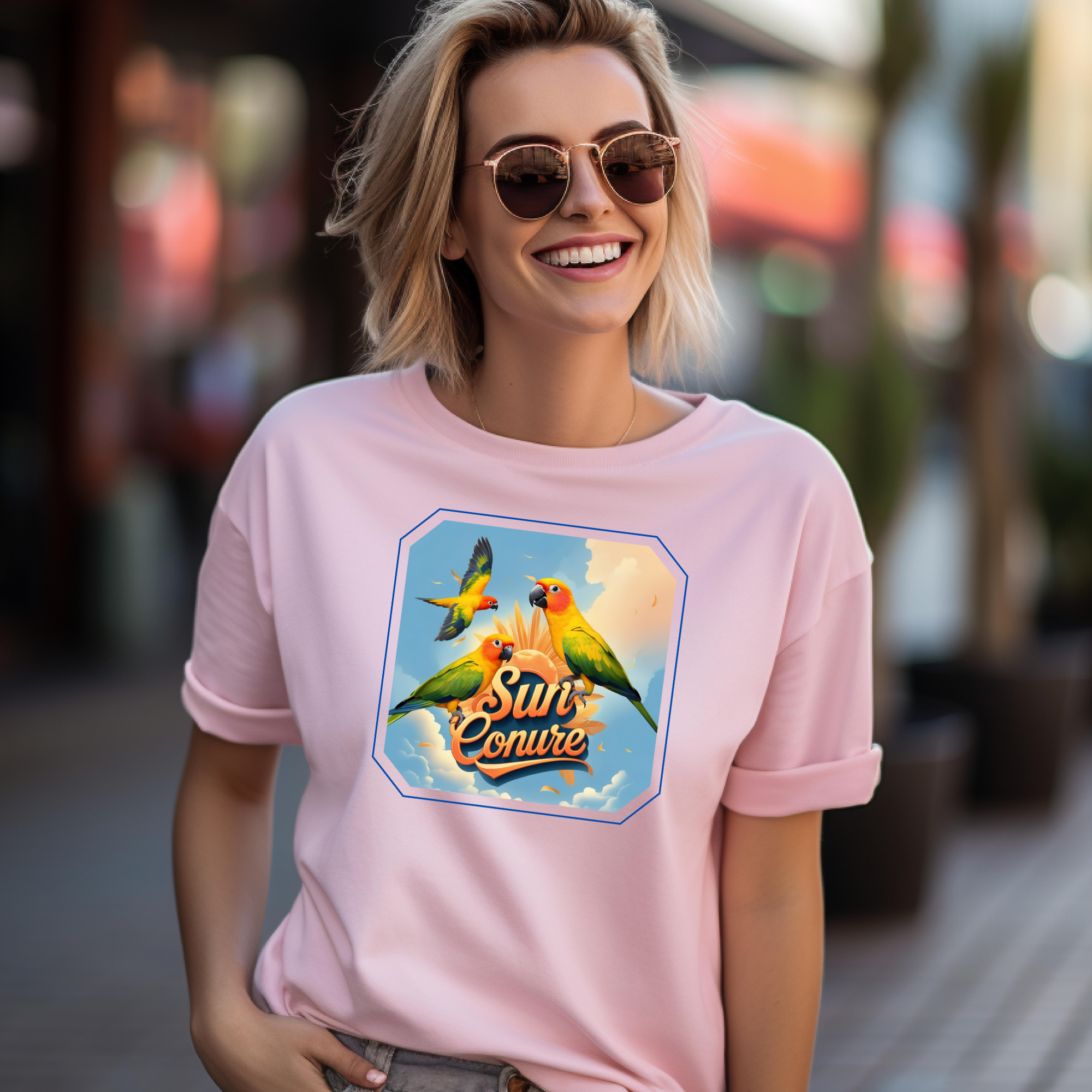 Sun Conure Flying T-Shirt