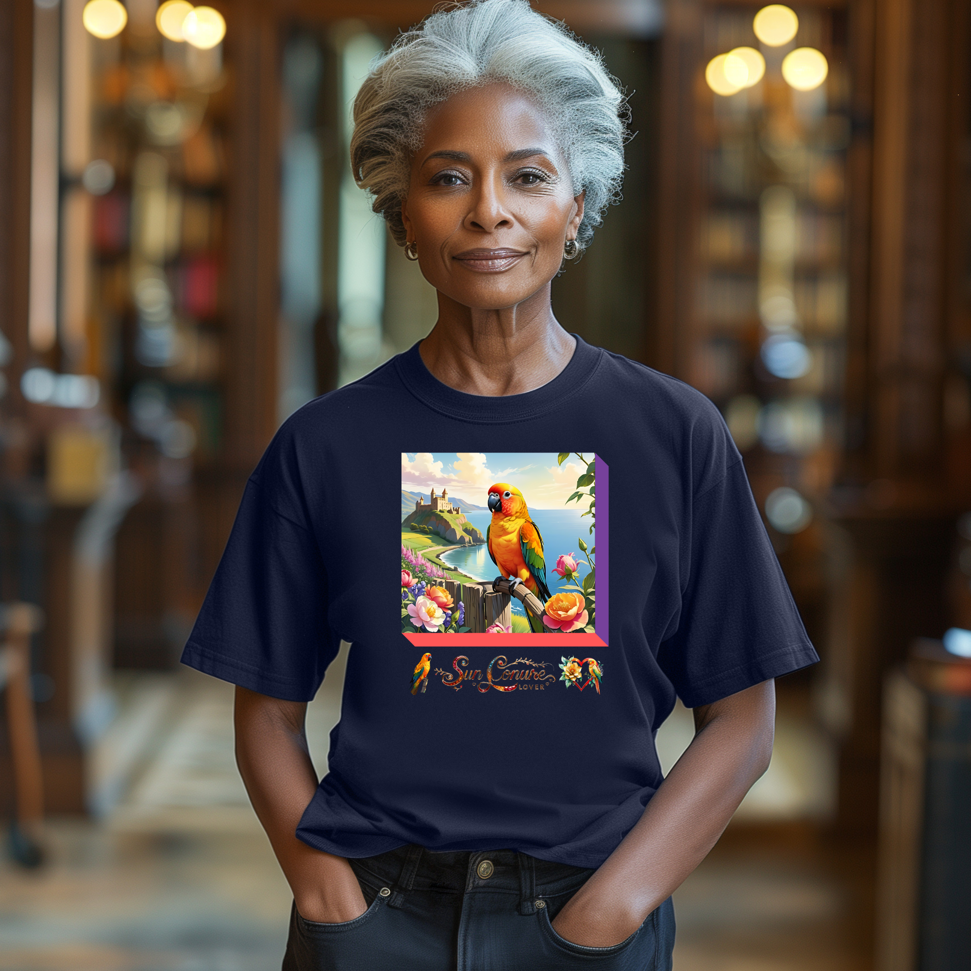 Sun Conure Lover Nature T-Shirt