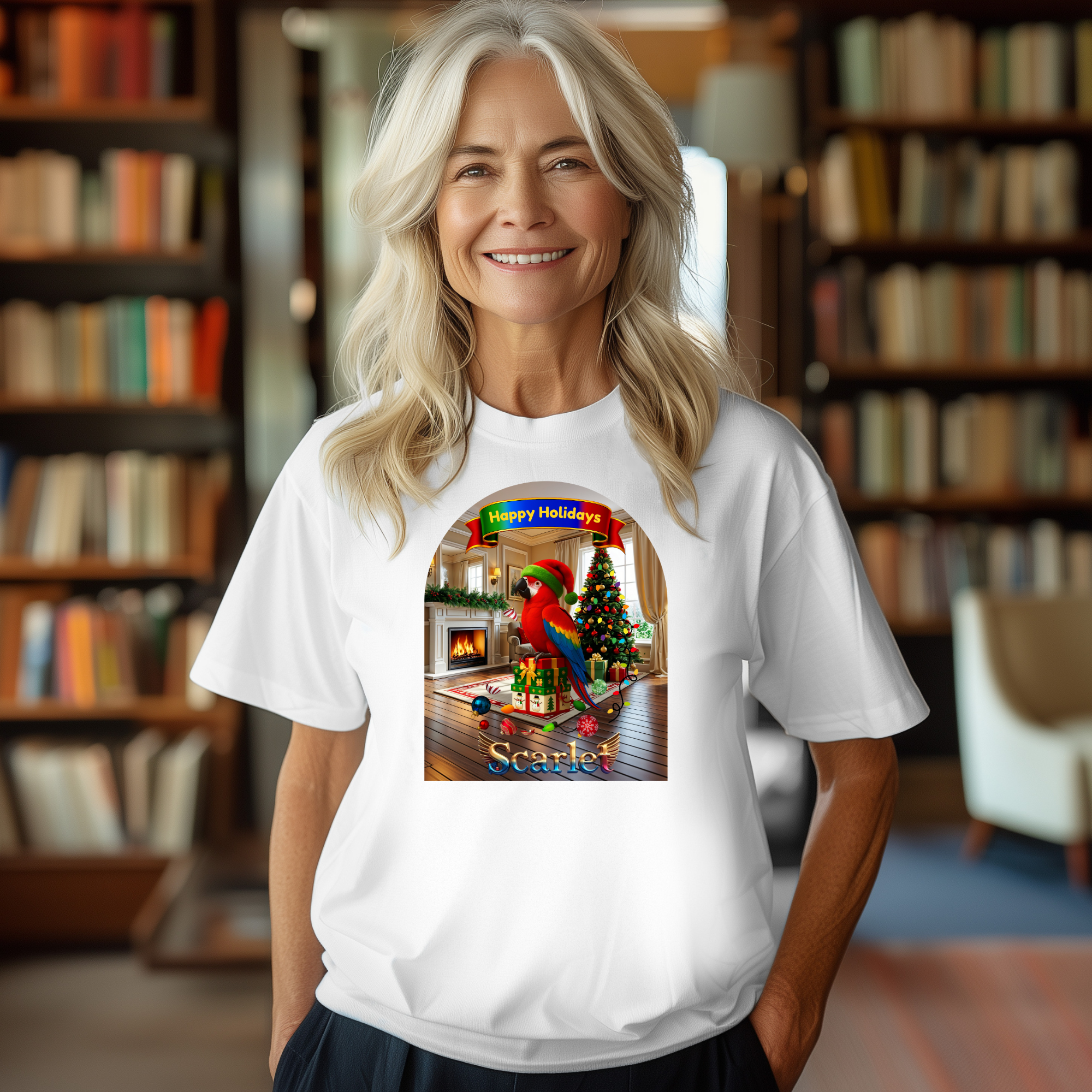 Happy Holidays Scarlet T-Shirt
