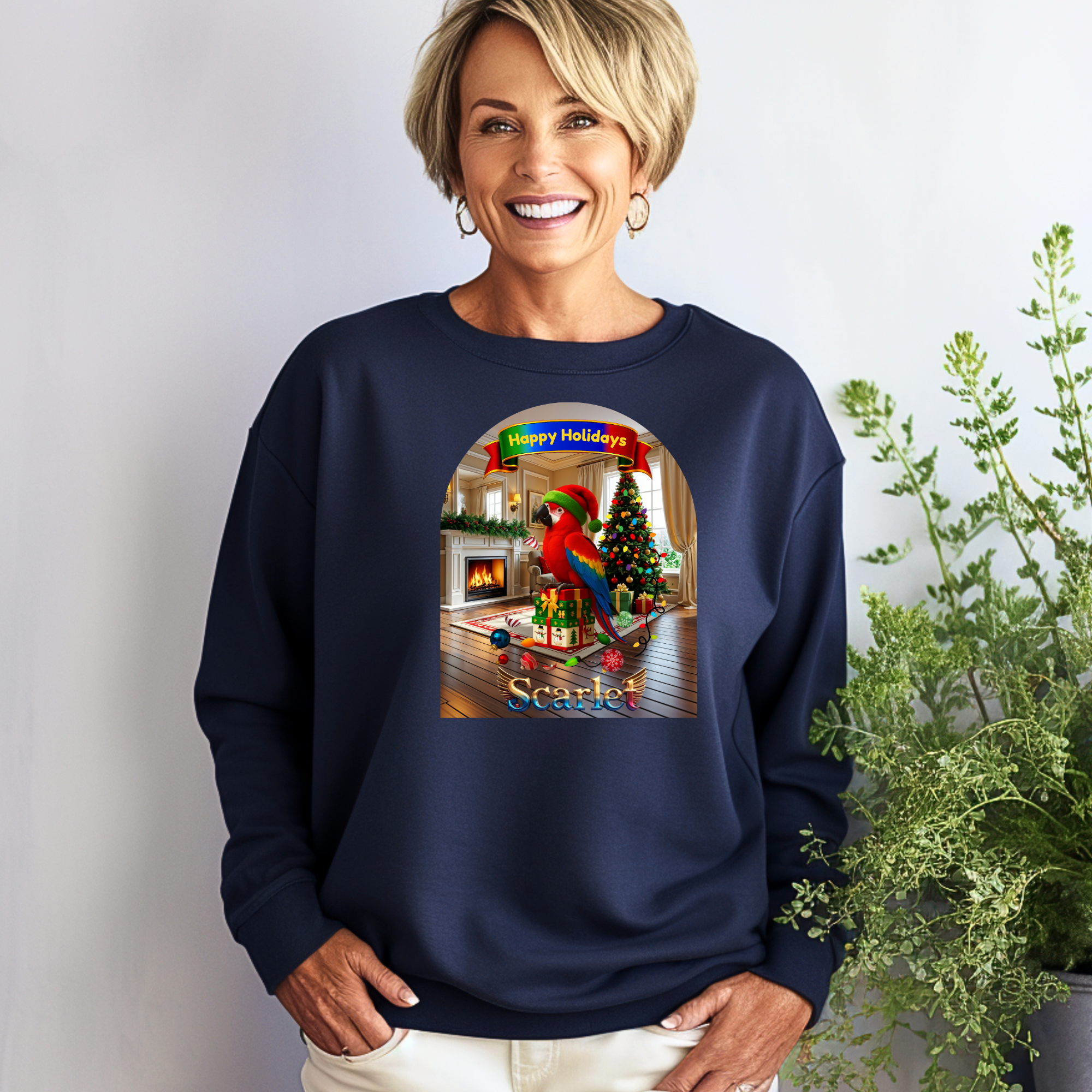 Happy Holidays Scarlet Sweatshirt