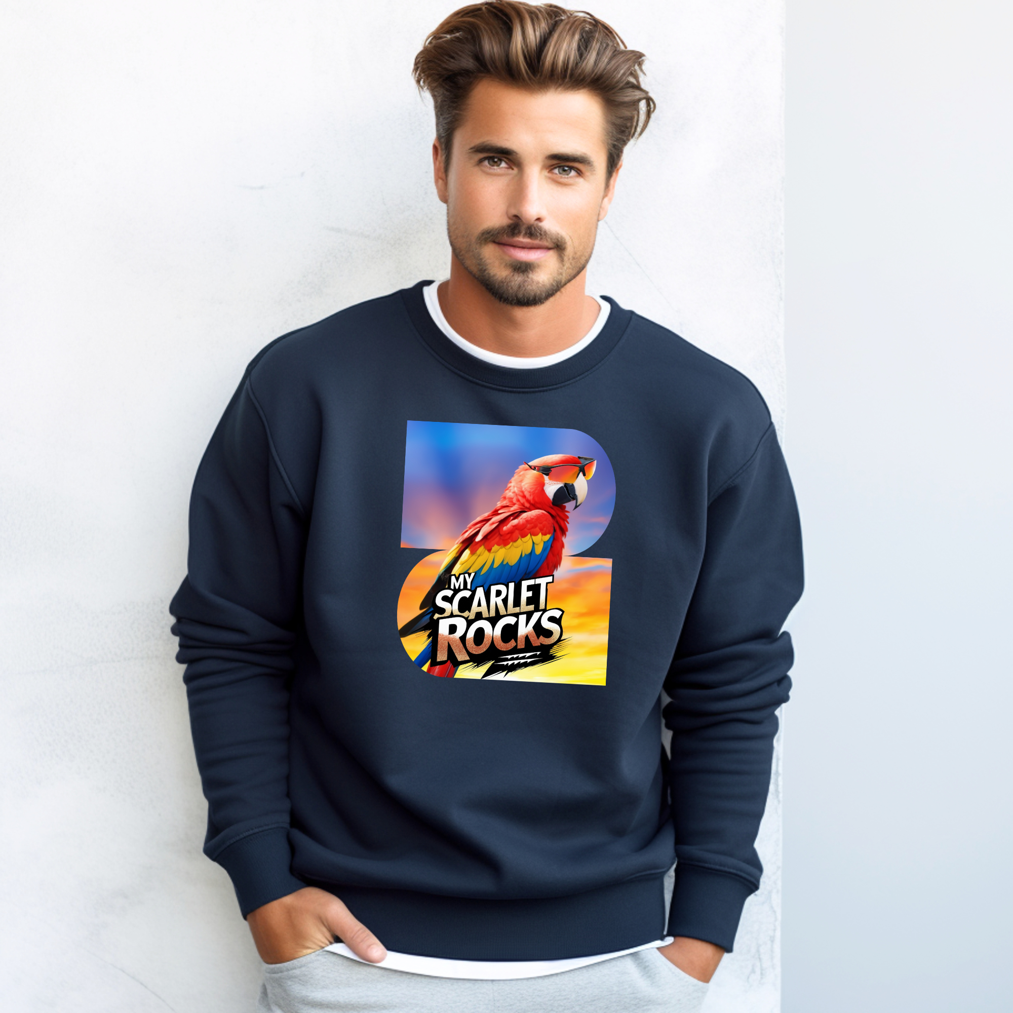 Scarlet Macaw Sweatshirt