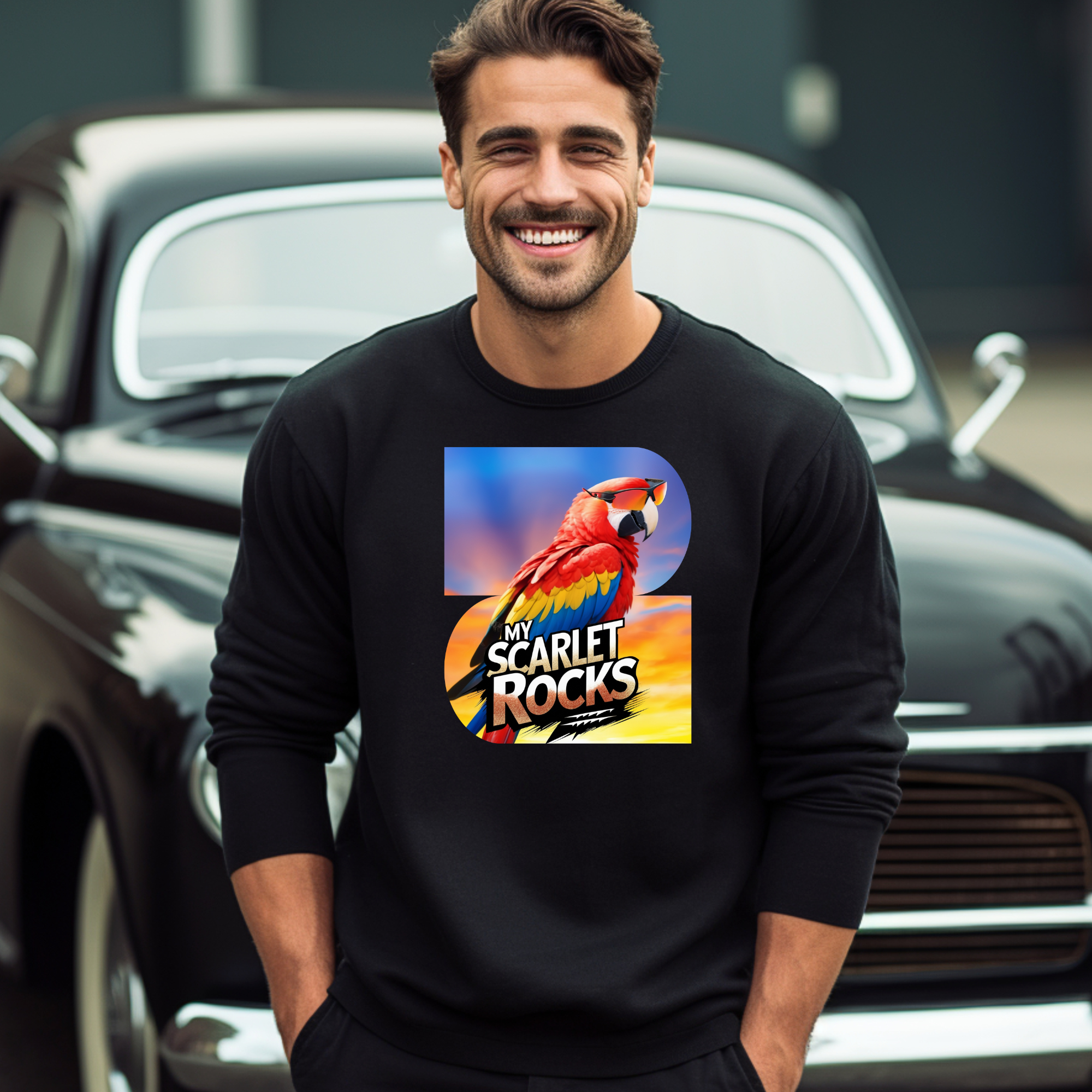 Scarlet Macaw Sweatshirt