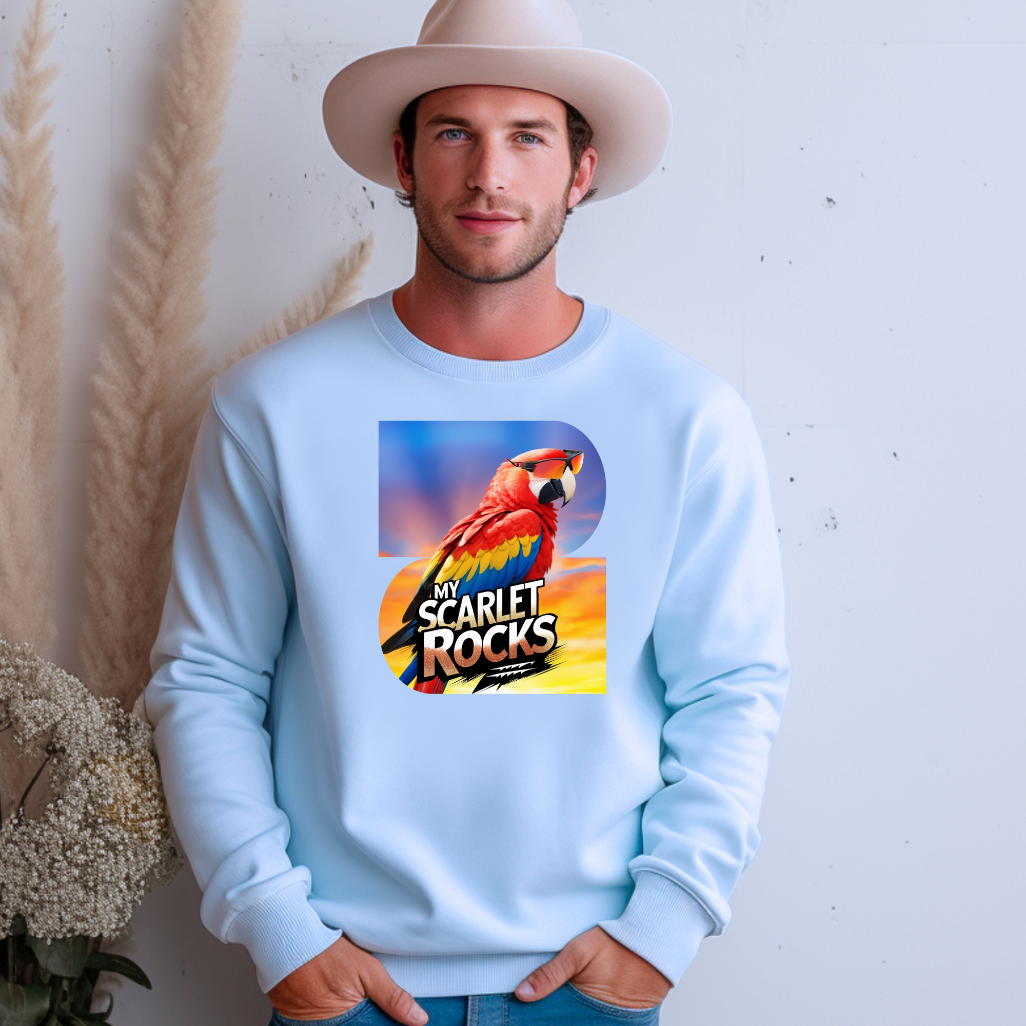 Scarlet Macaw Sweatshirt