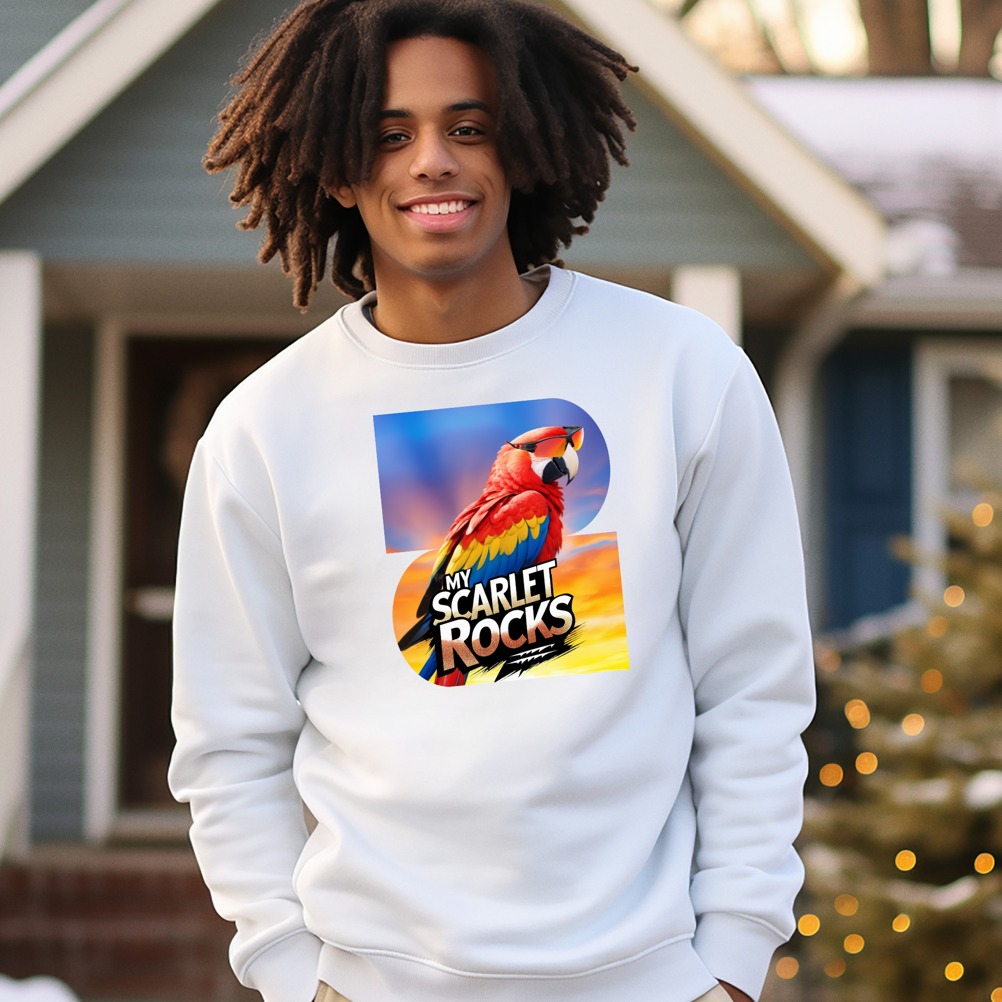 Scarlet Macaw Sweatshirt