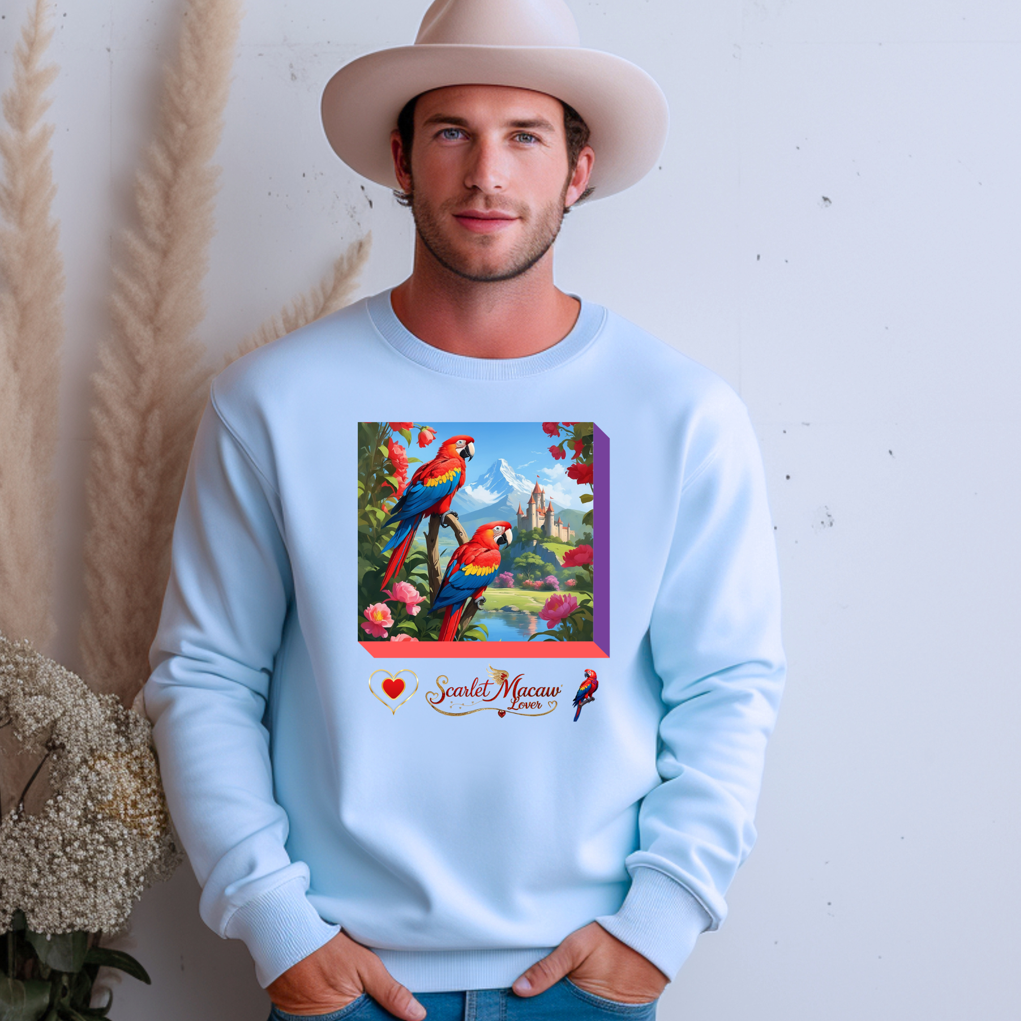 Scarlet Macaw Lover Sweatshirt