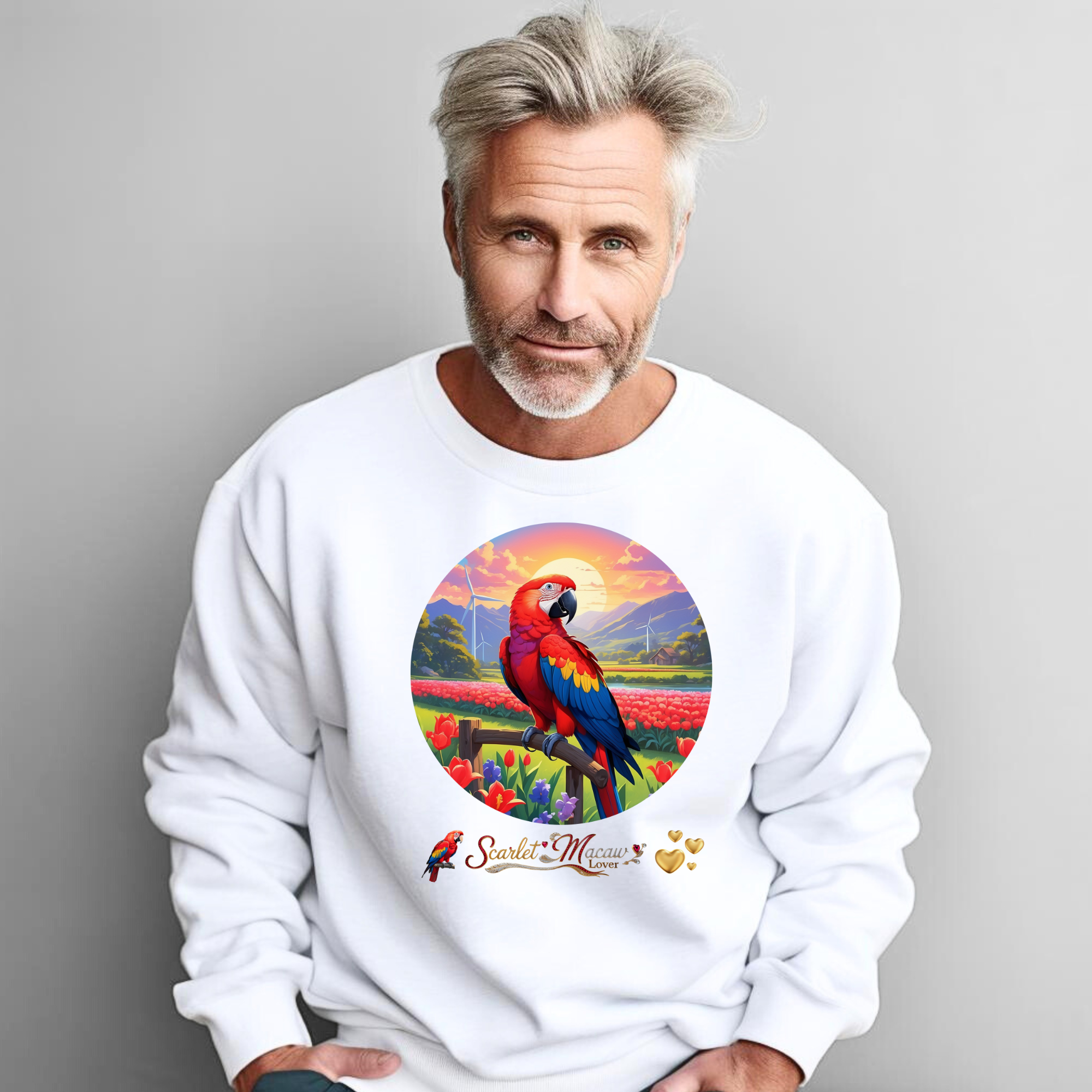 Scarlet Macaw Sweatshirt