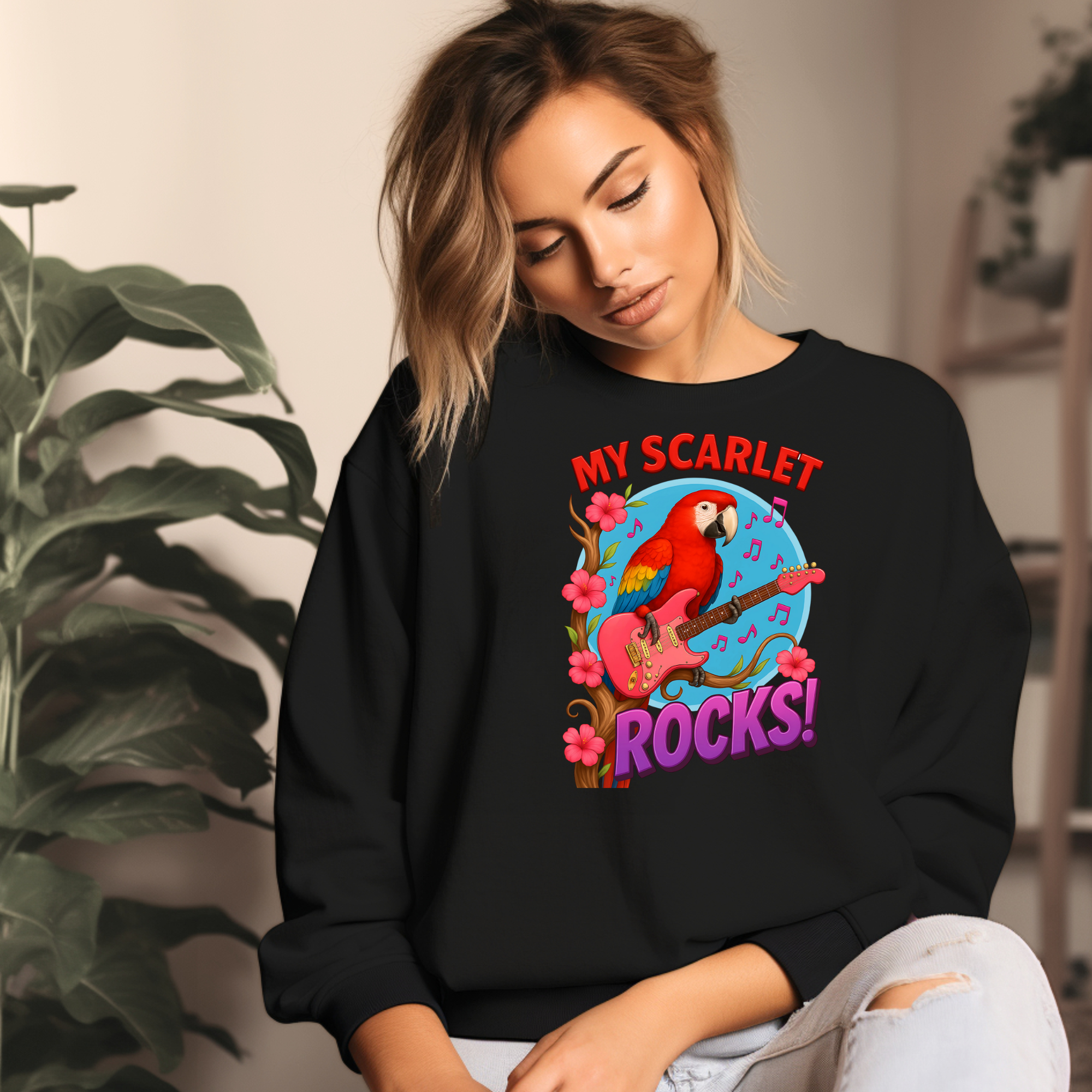 Scarlet Macaw Sweatshirt