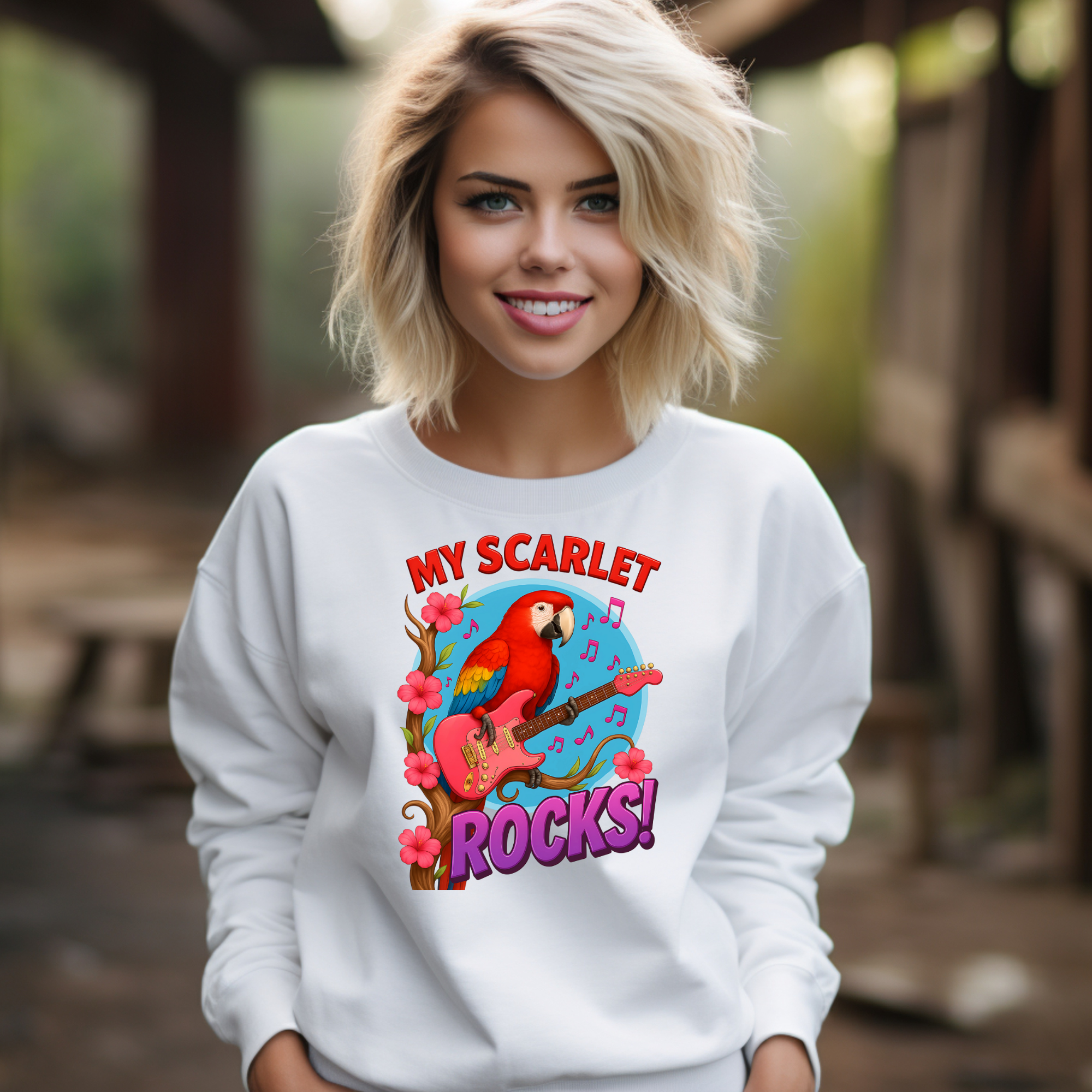 Scarlet Macaw Sweatshirt