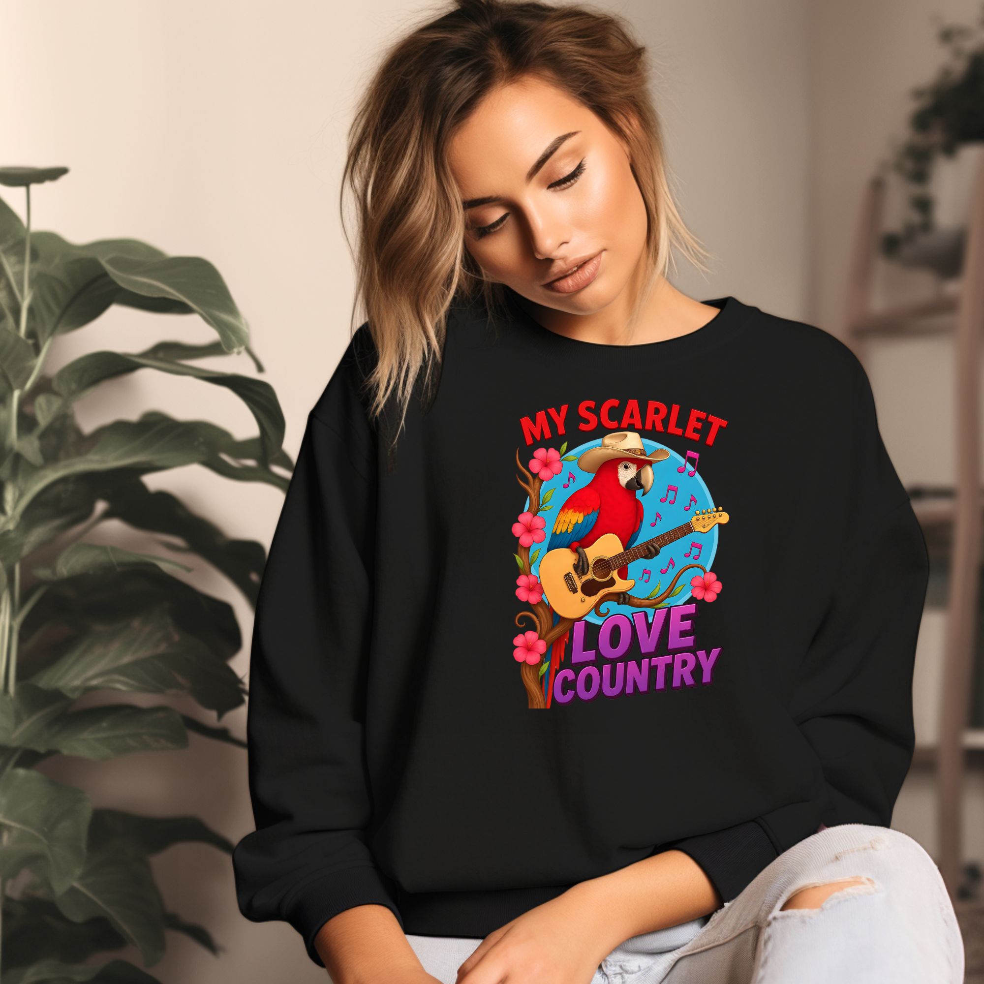 Scarlet Macaw Sweatshirt