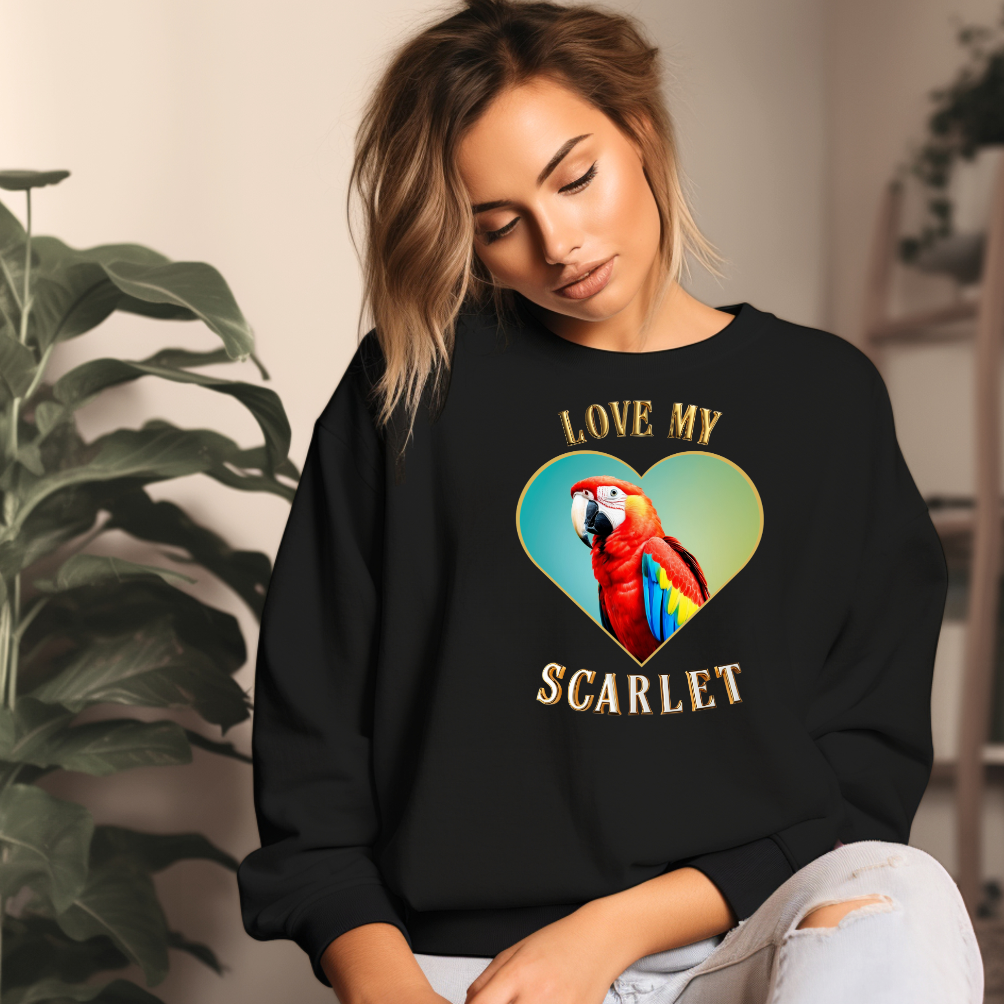Scarlet Macaw Sweatshirt