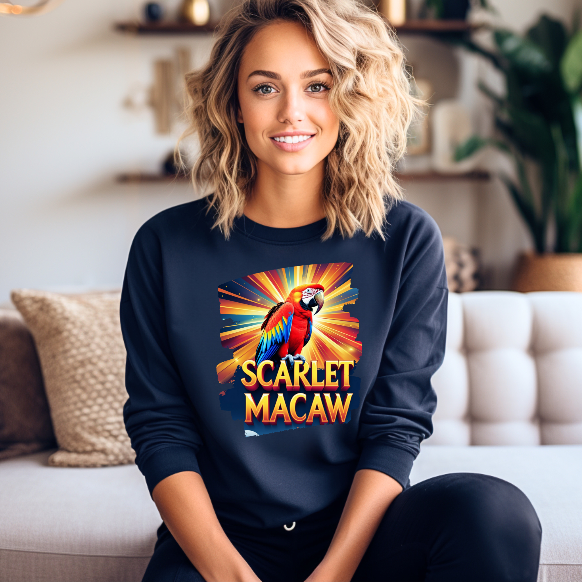 Scarlet Macaw Sweatshirt