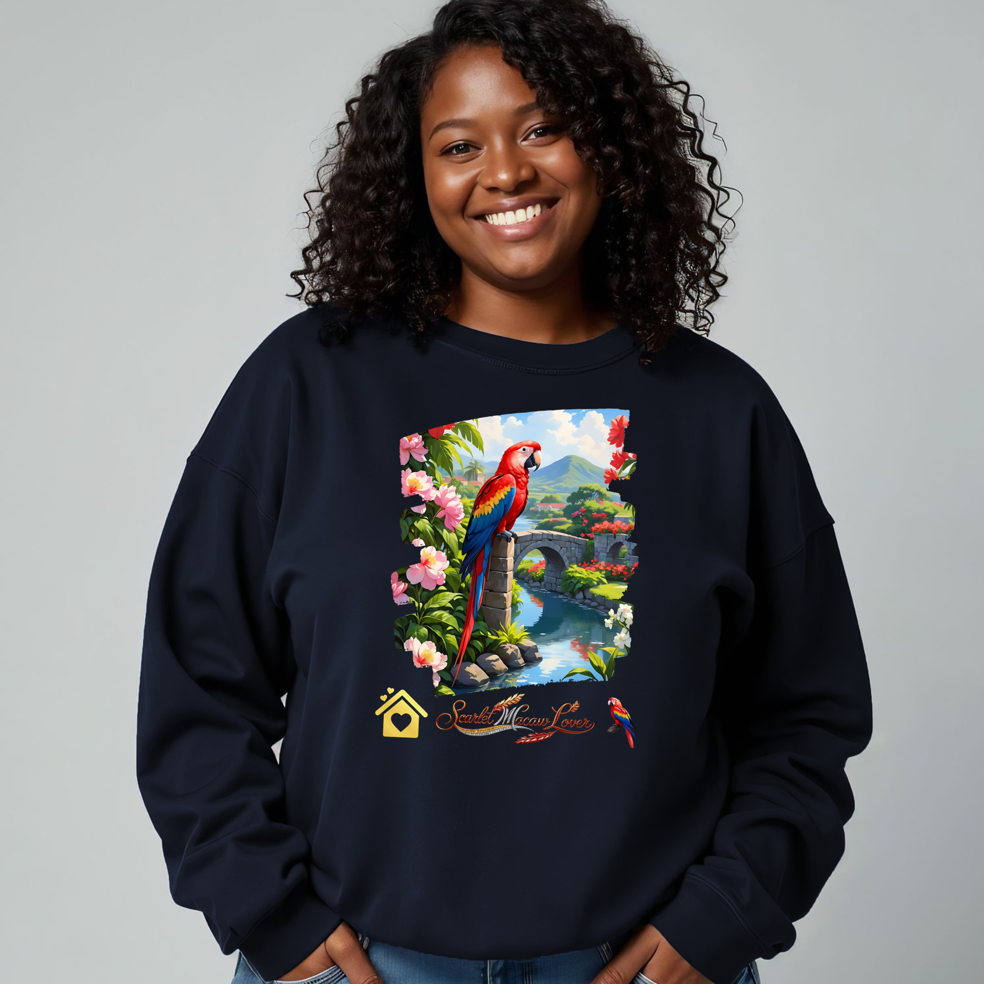Scarlet Macaw Lover Sweatshirt
