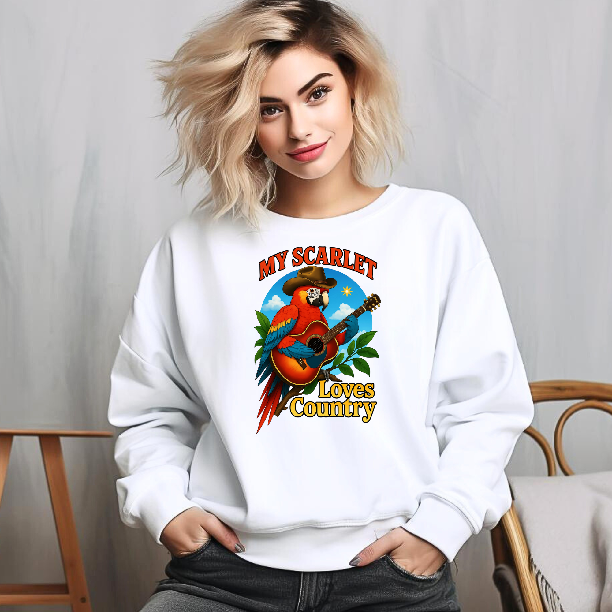 Scarlet Macaw Sweatshirt