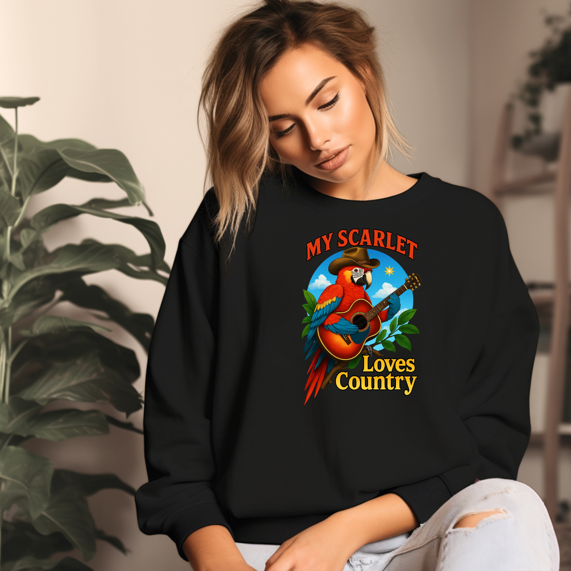 Scarlet Macaw Sweatshirt