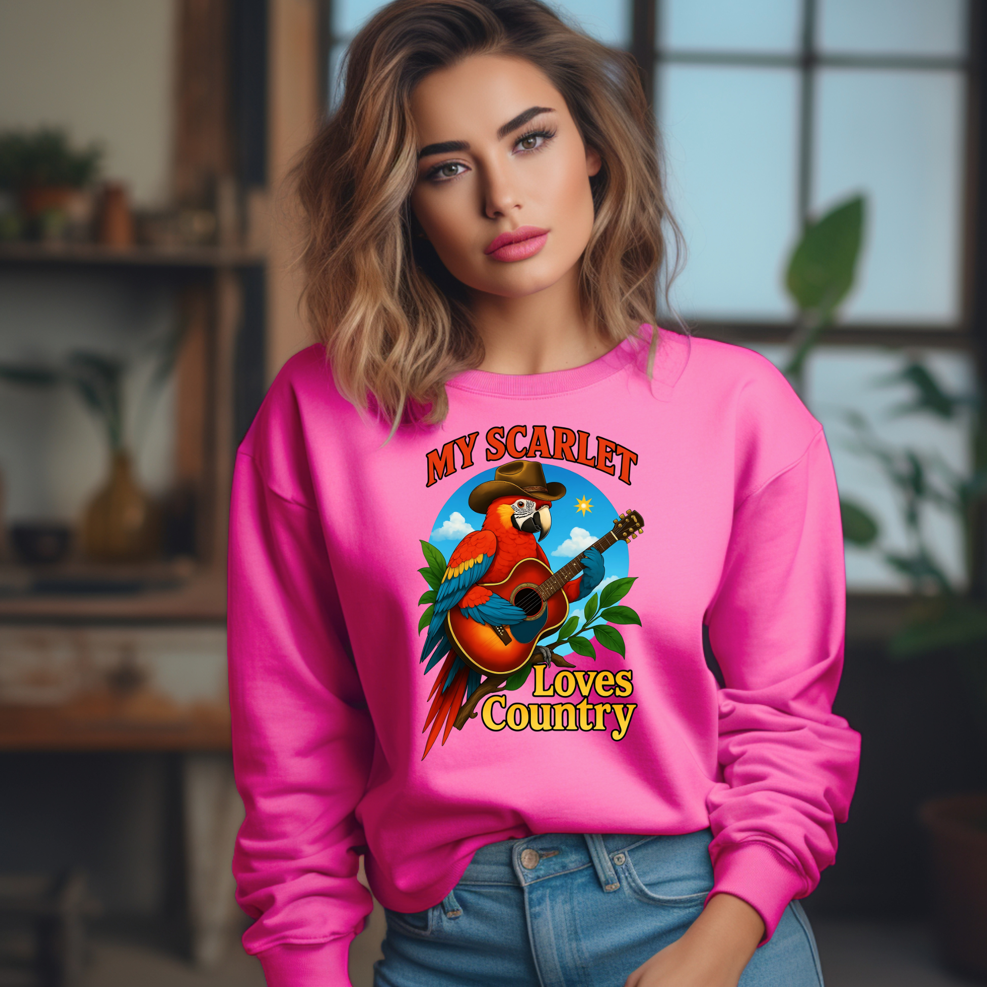 Scarlet Macaw Sweatshirt