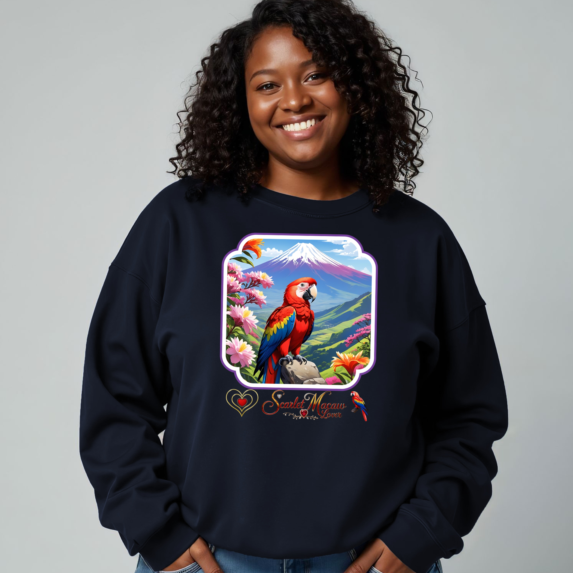 Scarlet Macaw Sweatshirt