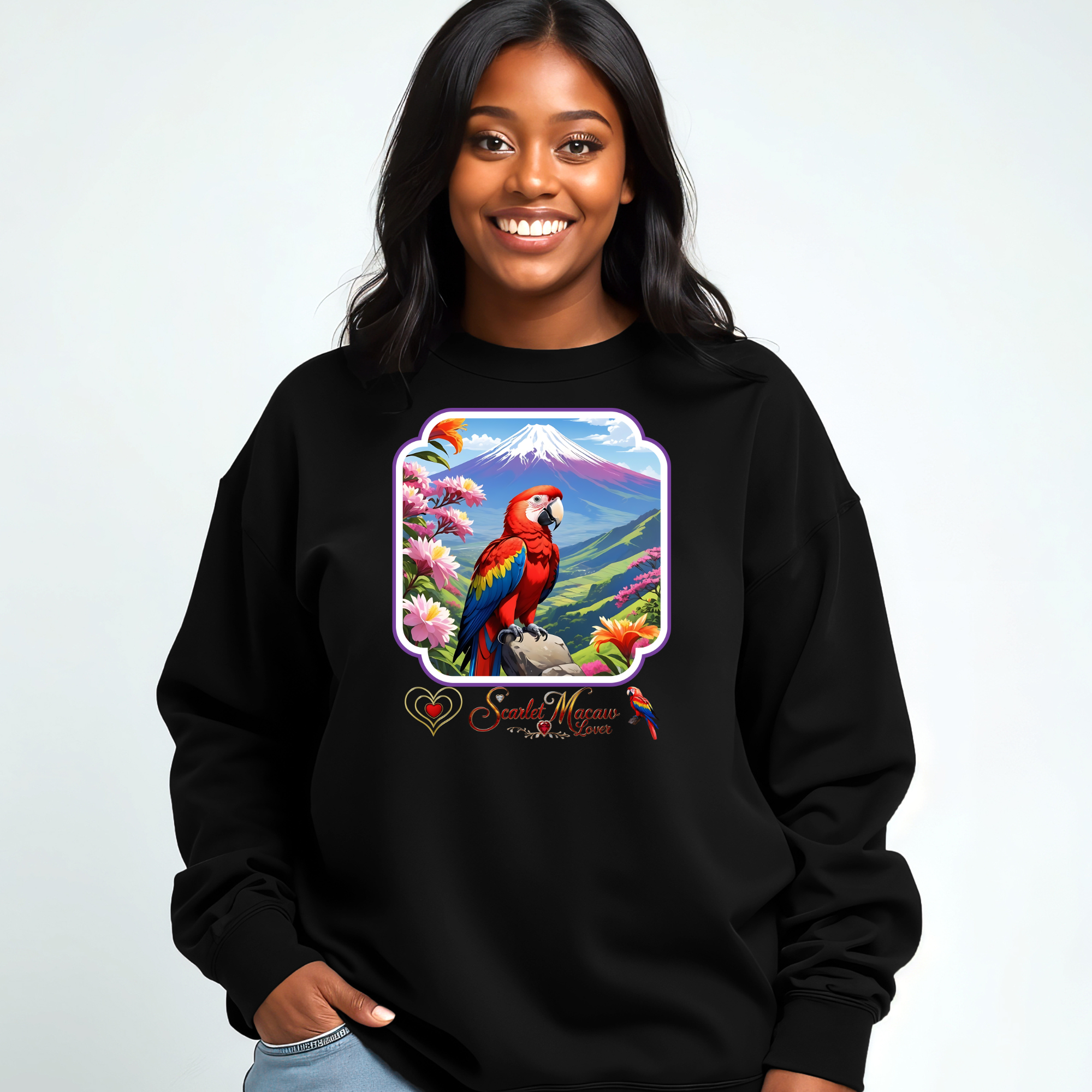 Scarlet Macaw Sweatshirt