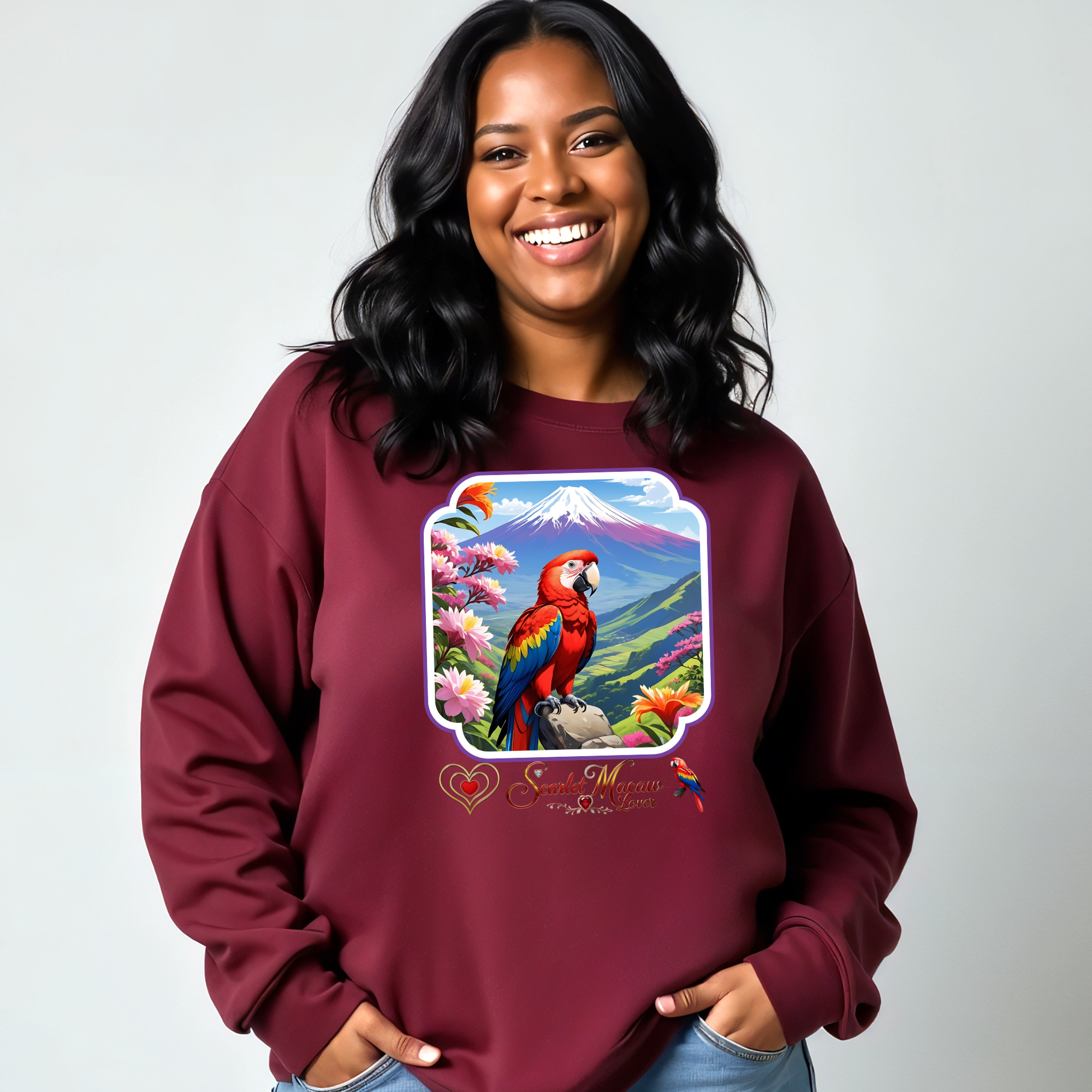 Scarlet Macaw Sweatshirt