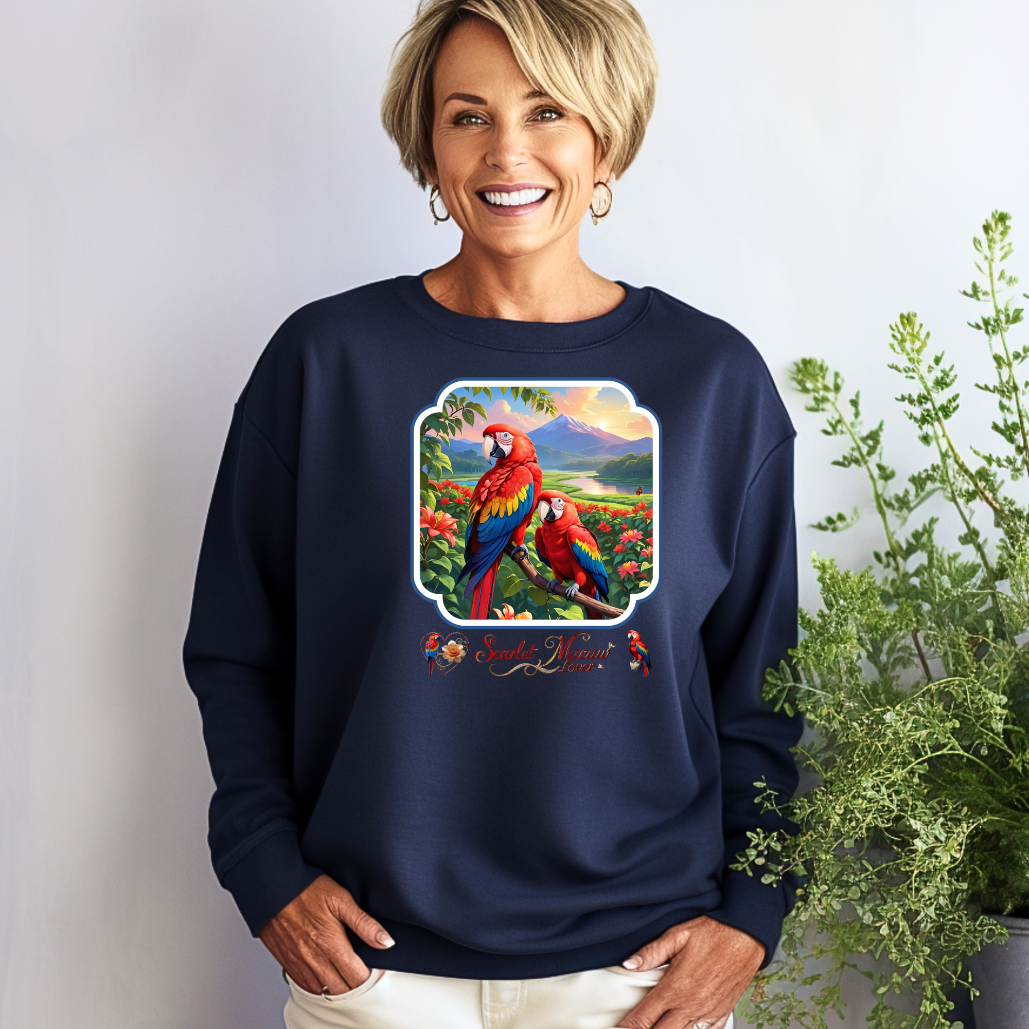 Scarlet Macaw Sweatshirt