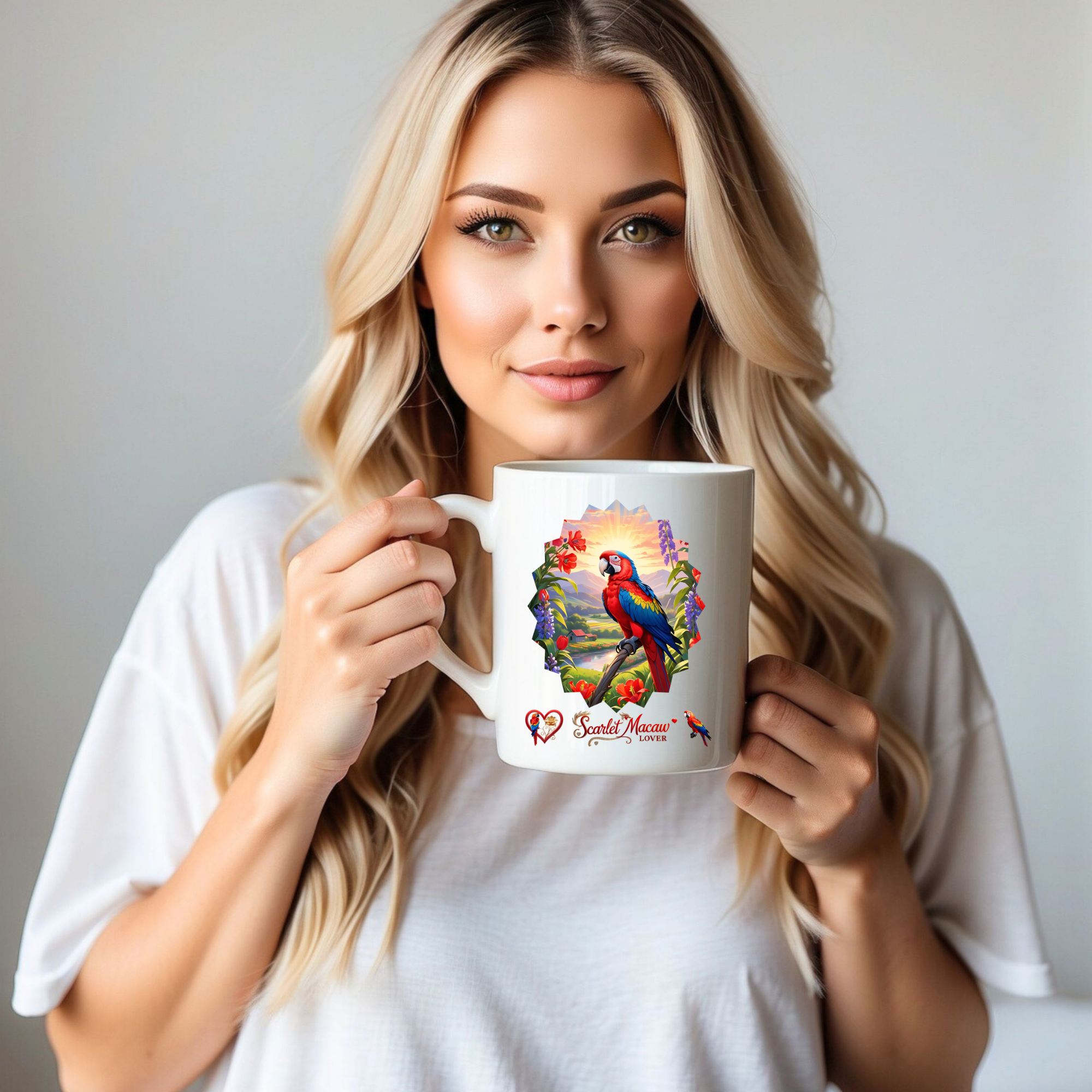 Scarlet Macaw Lover Nature Mug