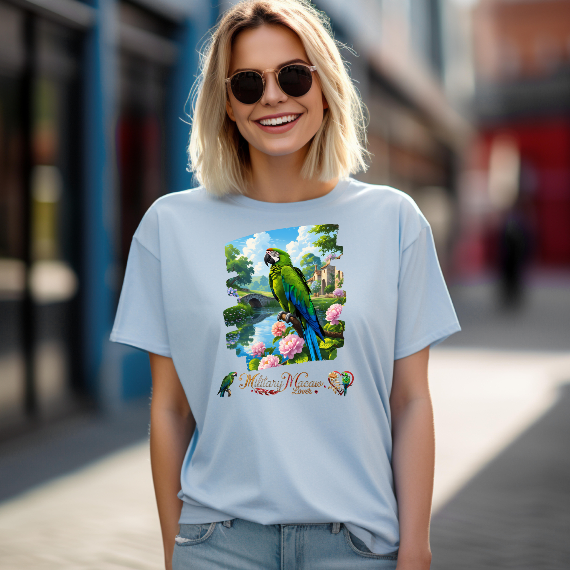 Military Macaw Lover T-Shirt