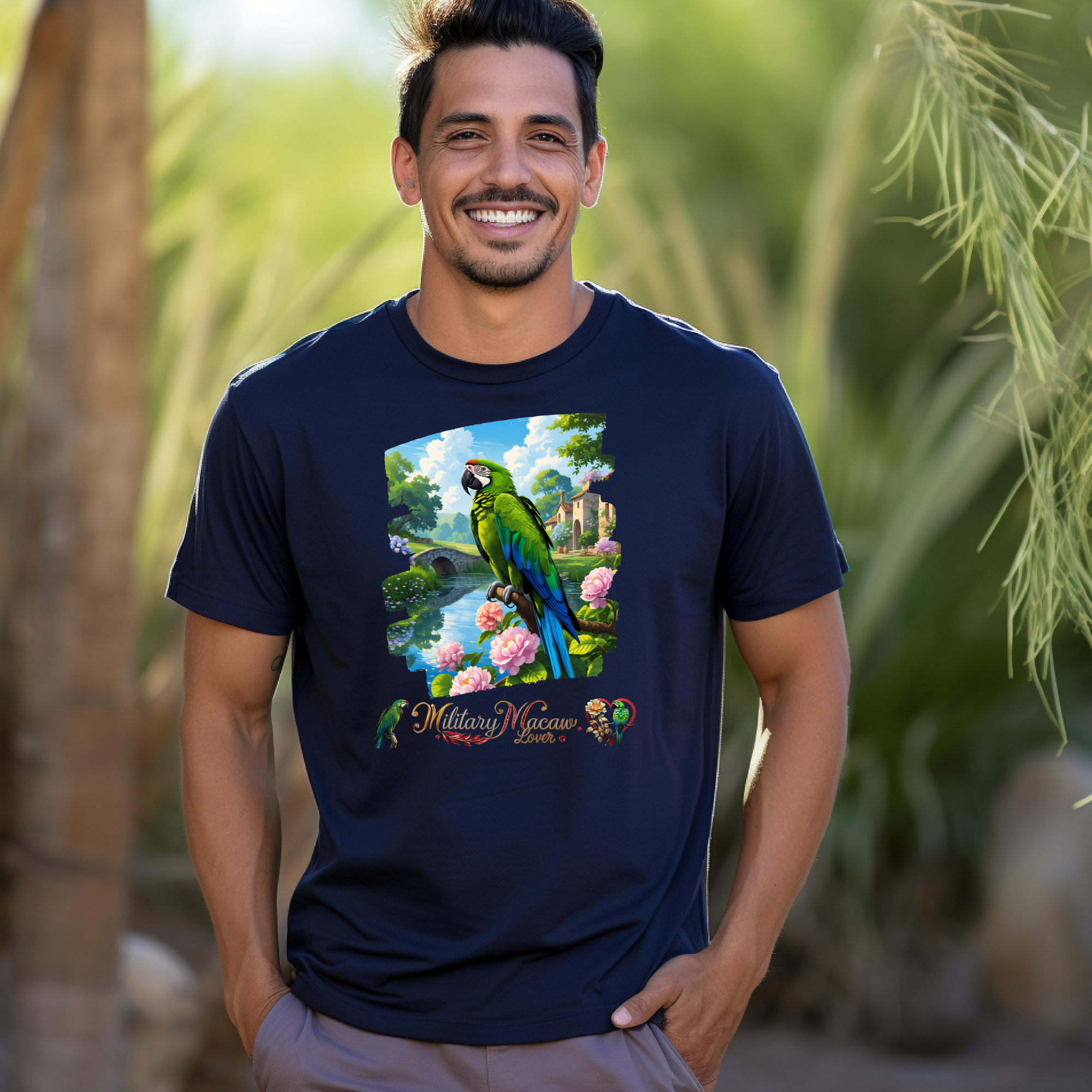 Military Macaw Lover T-Shirt