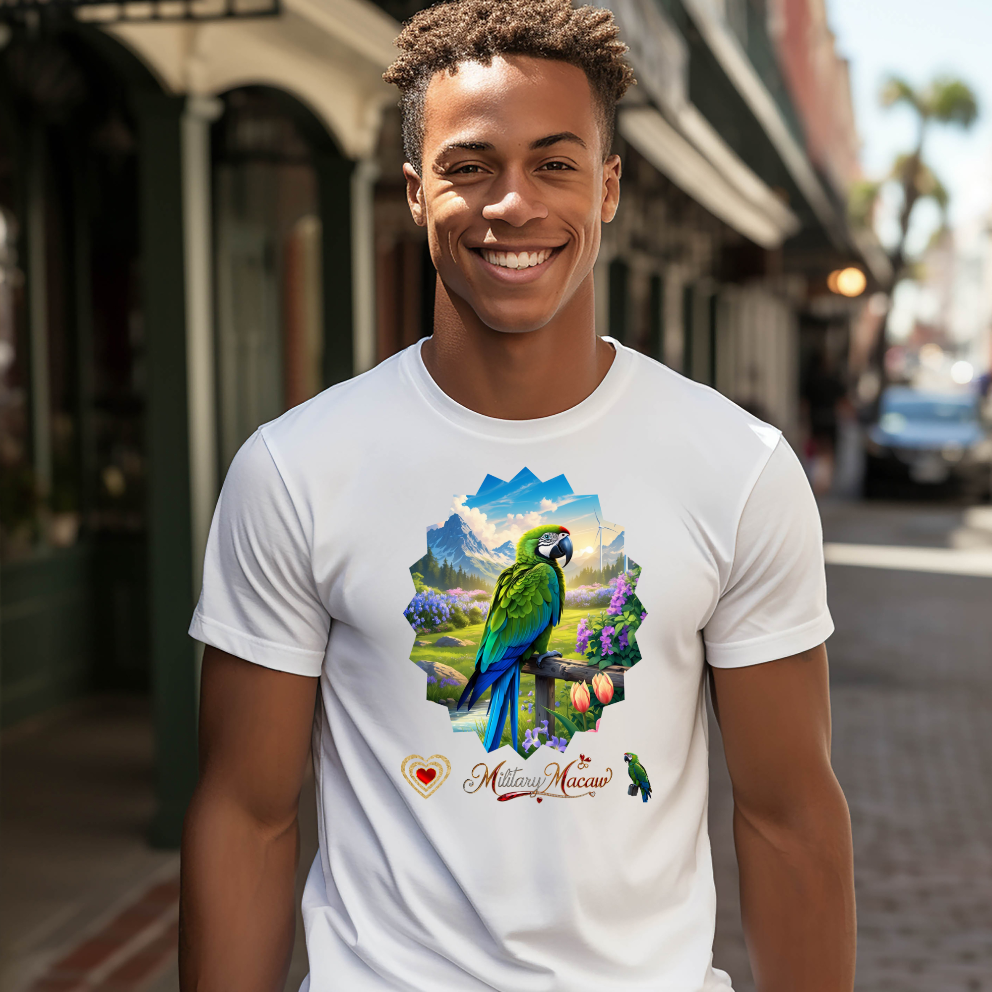 Military Macaw T-Shirt