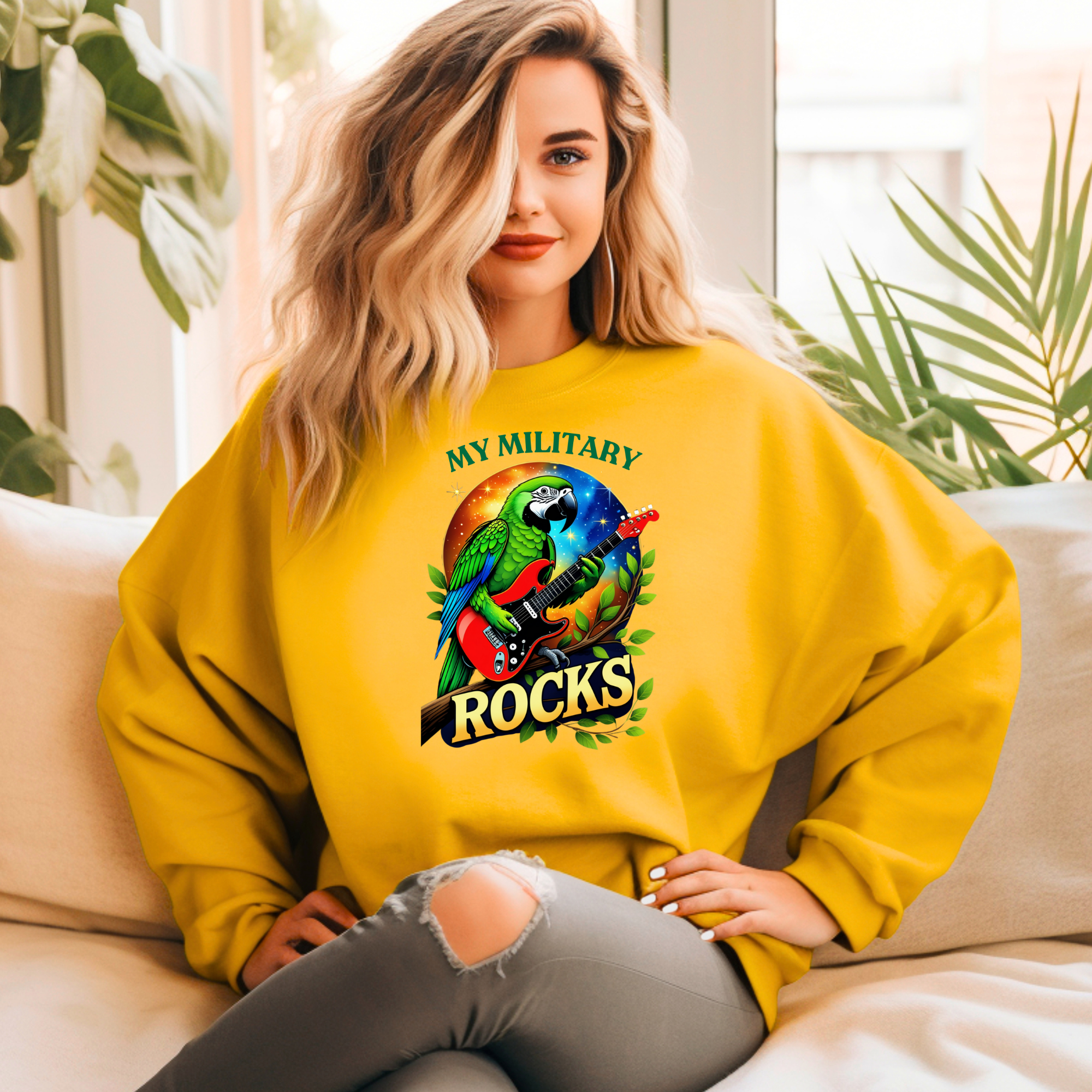Military Macaw Sweatshirt