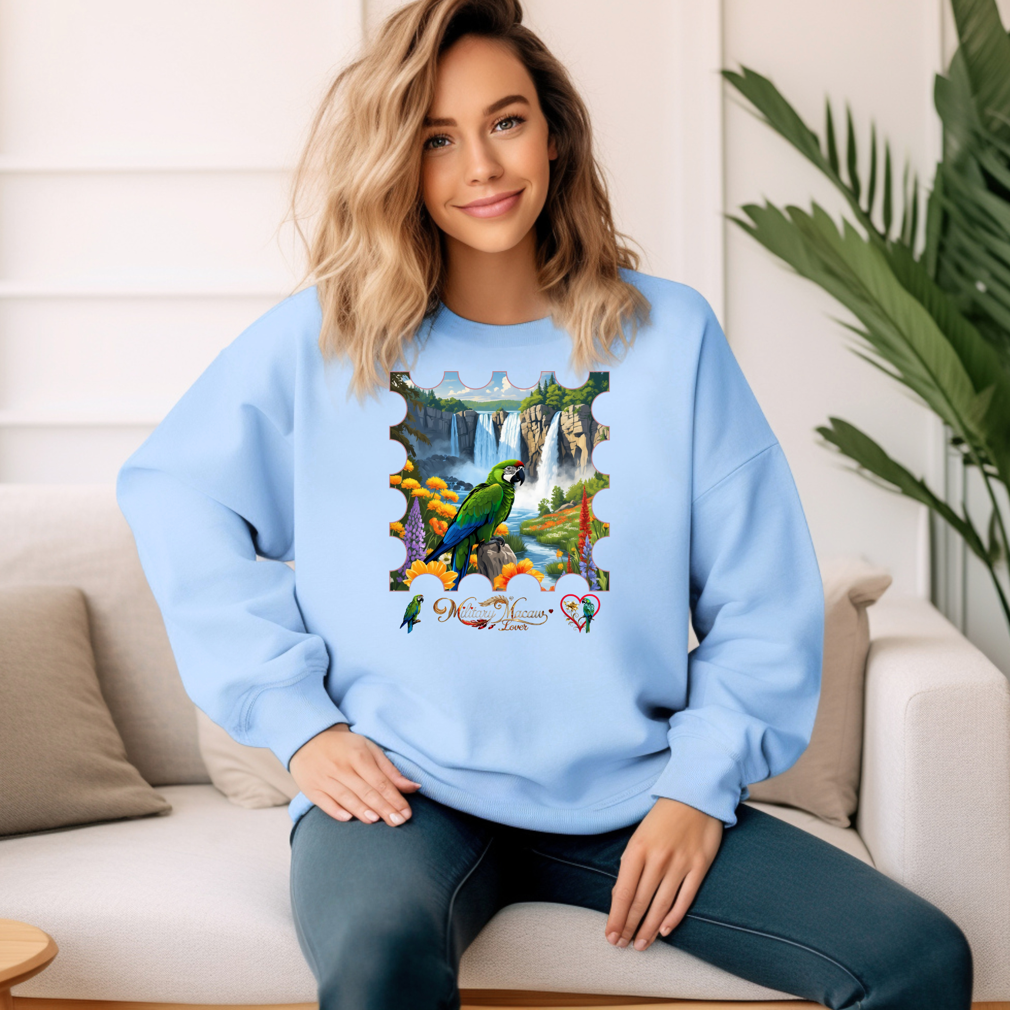 Military Macaw Lover Sweatshirt