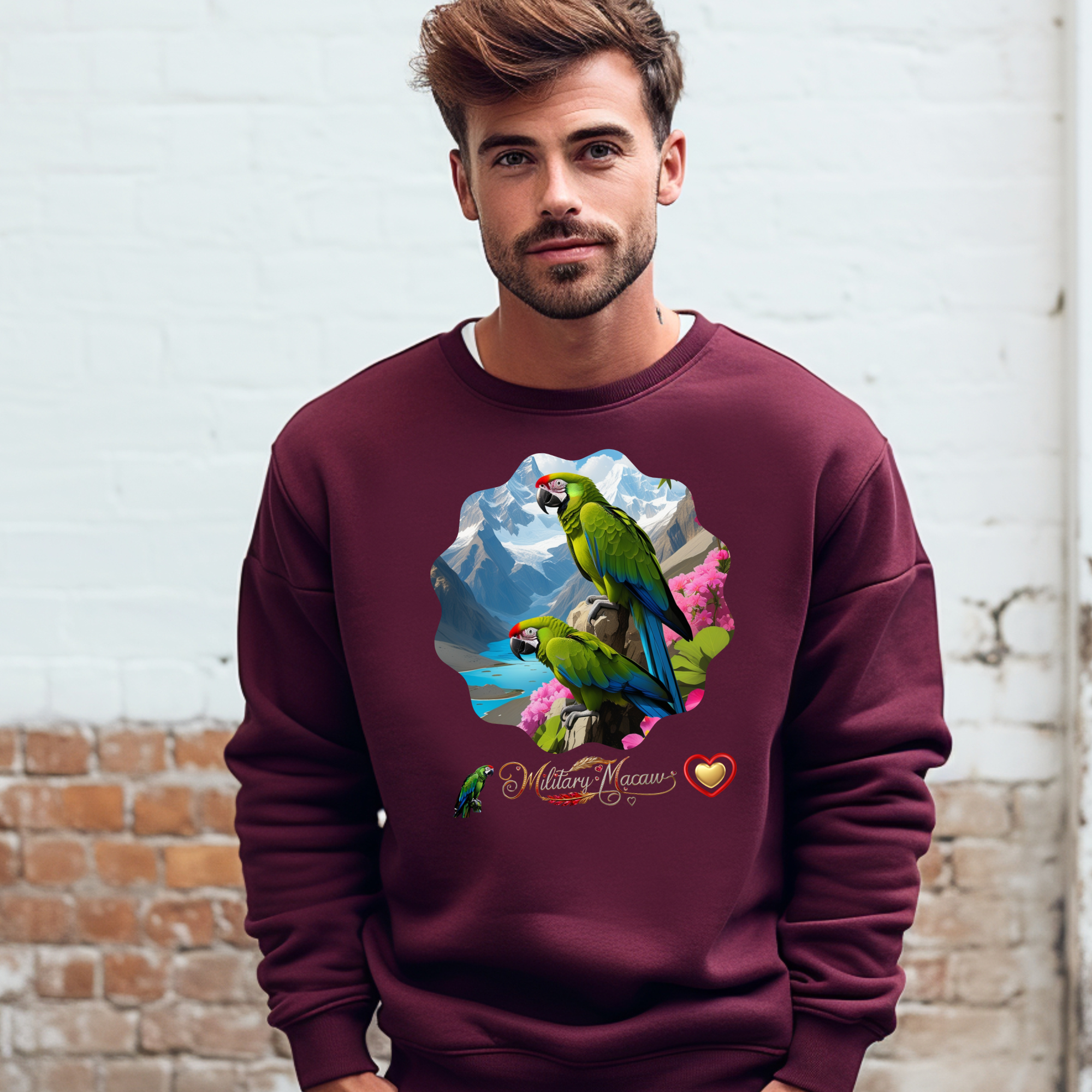 Military Macaw Mountain Sweatshirt