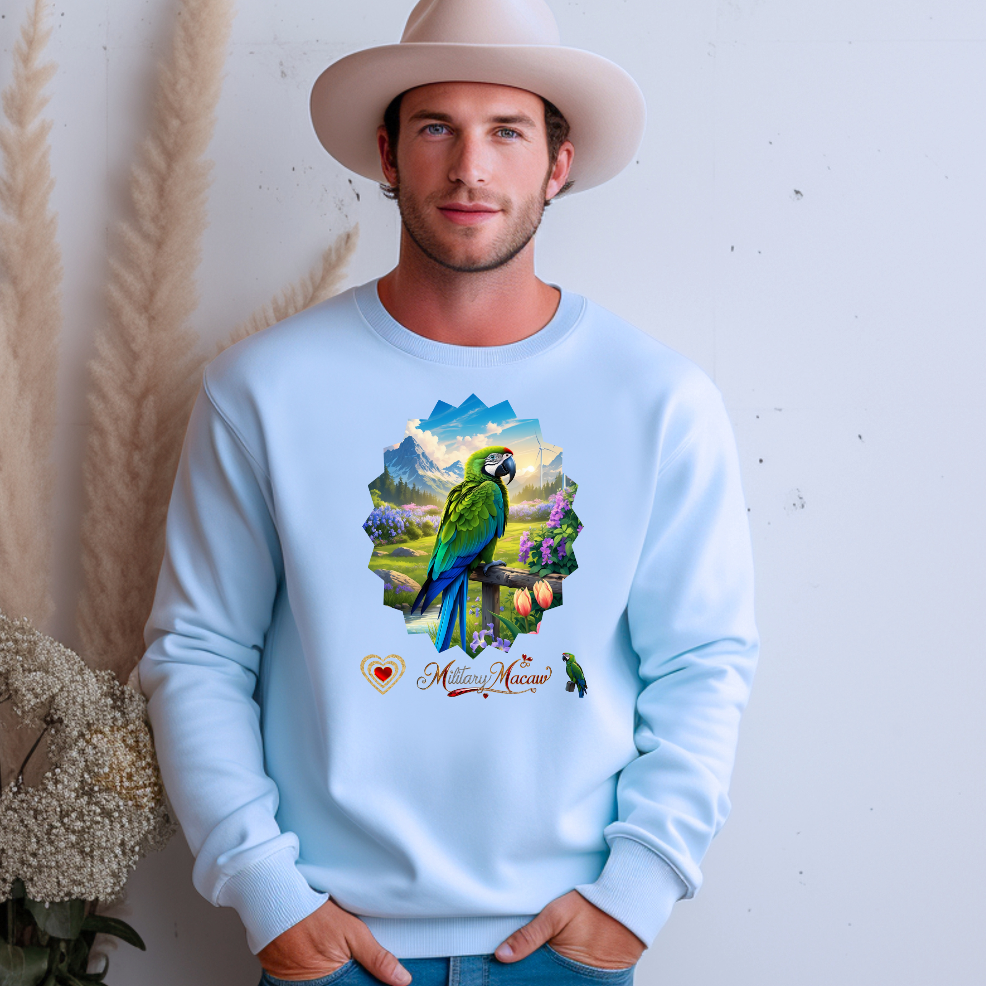 Military Macaw Nature Sweatshirt