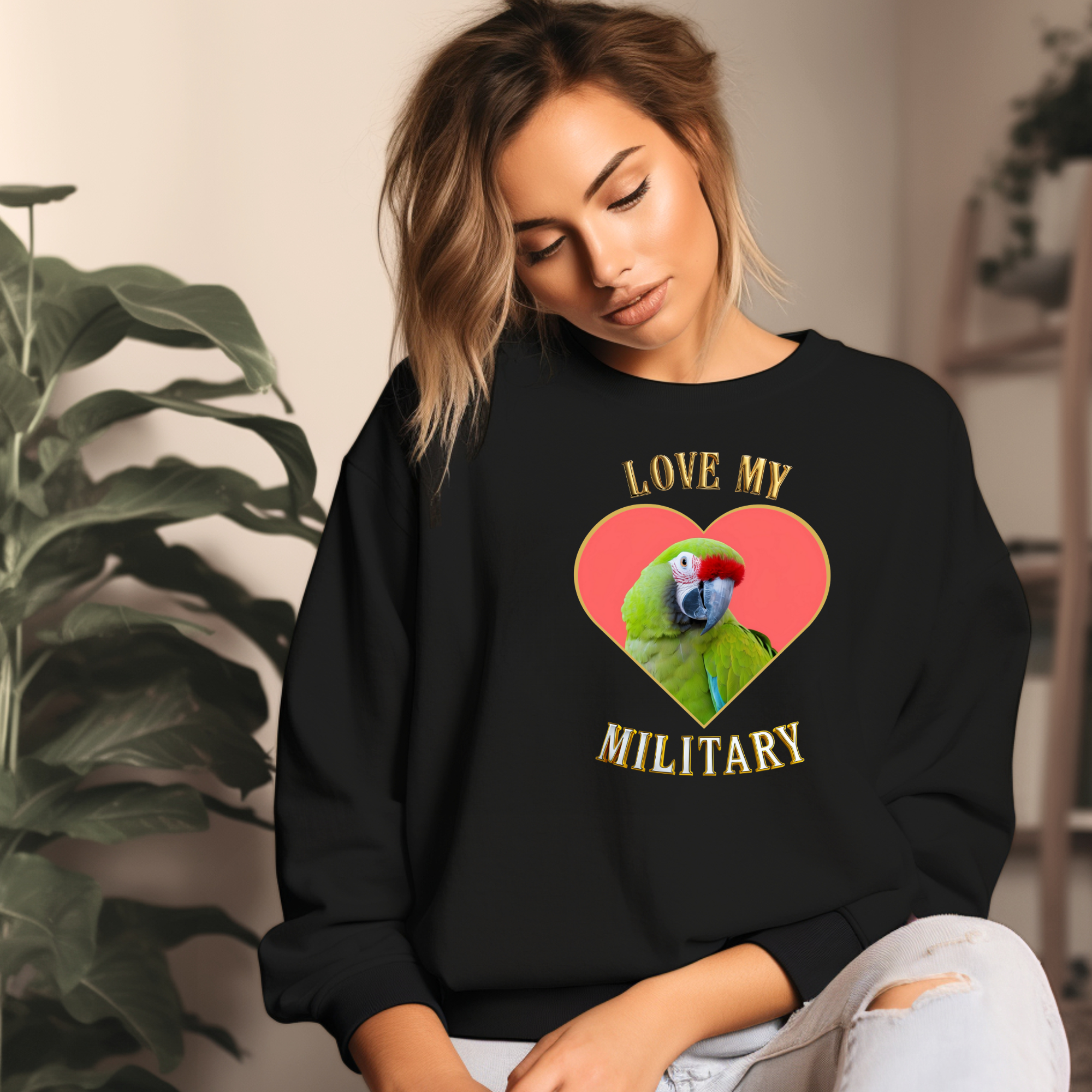Love My Military Sweatshirt