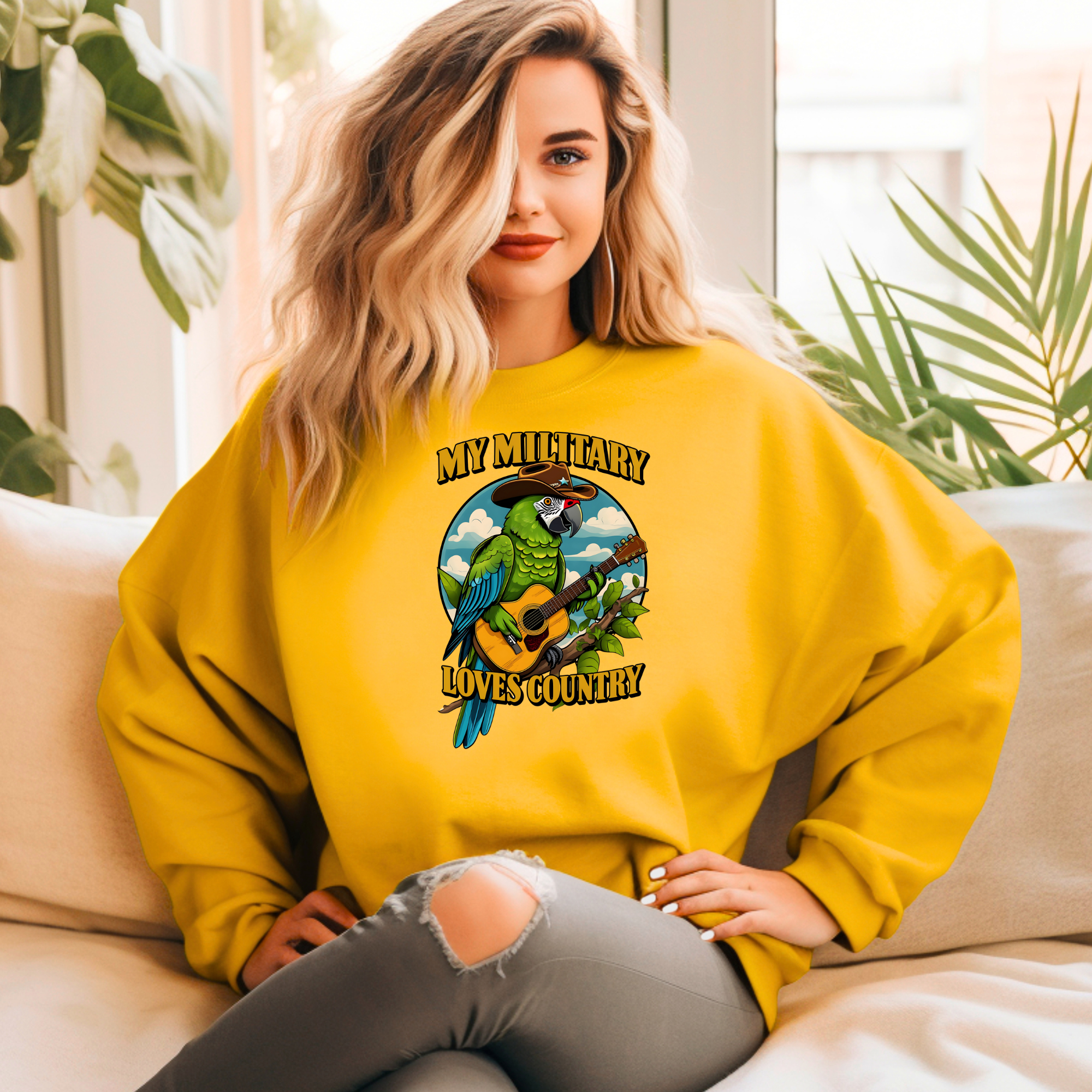 Military Loves Country Sweatshirt