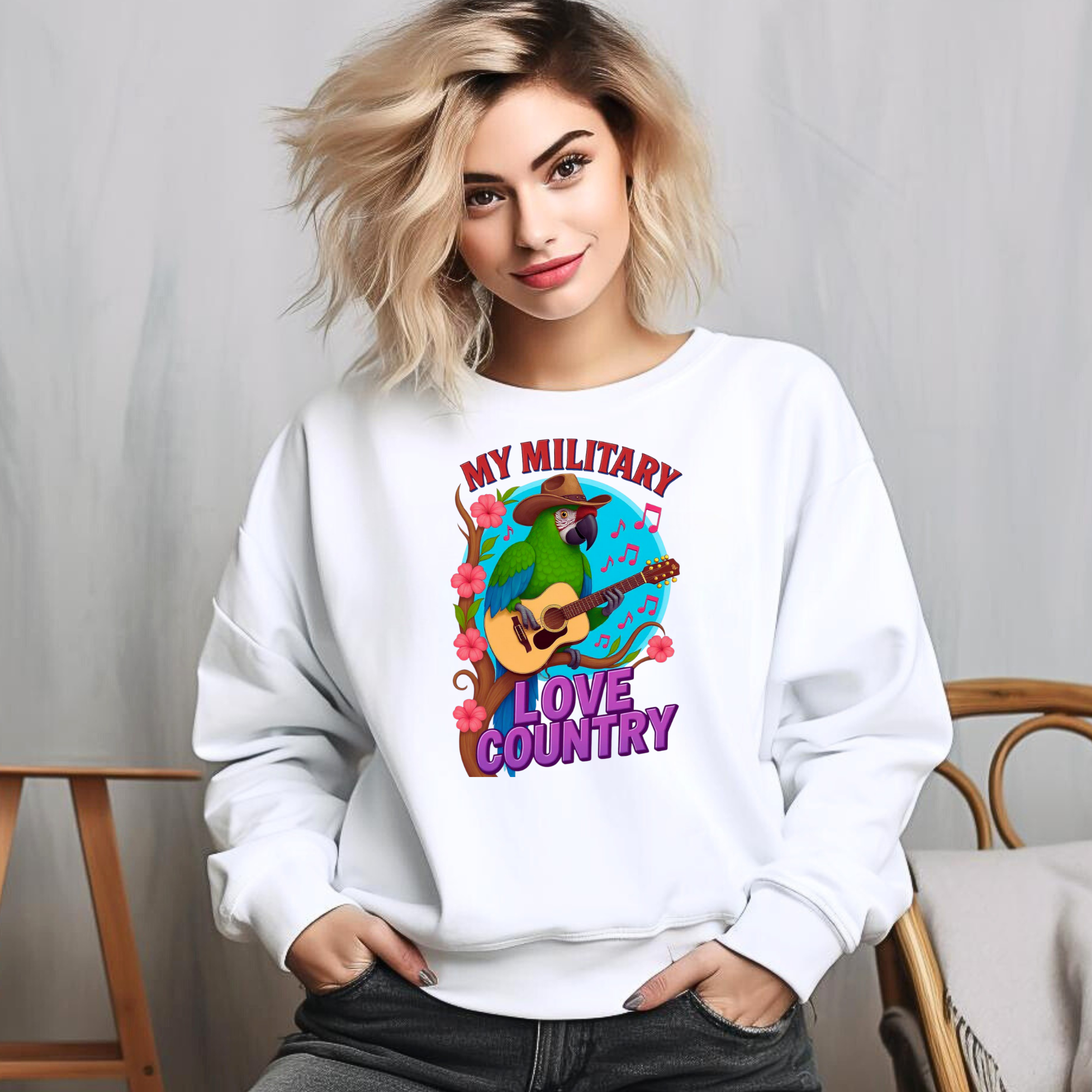 My Military Love Country Sweatshirt