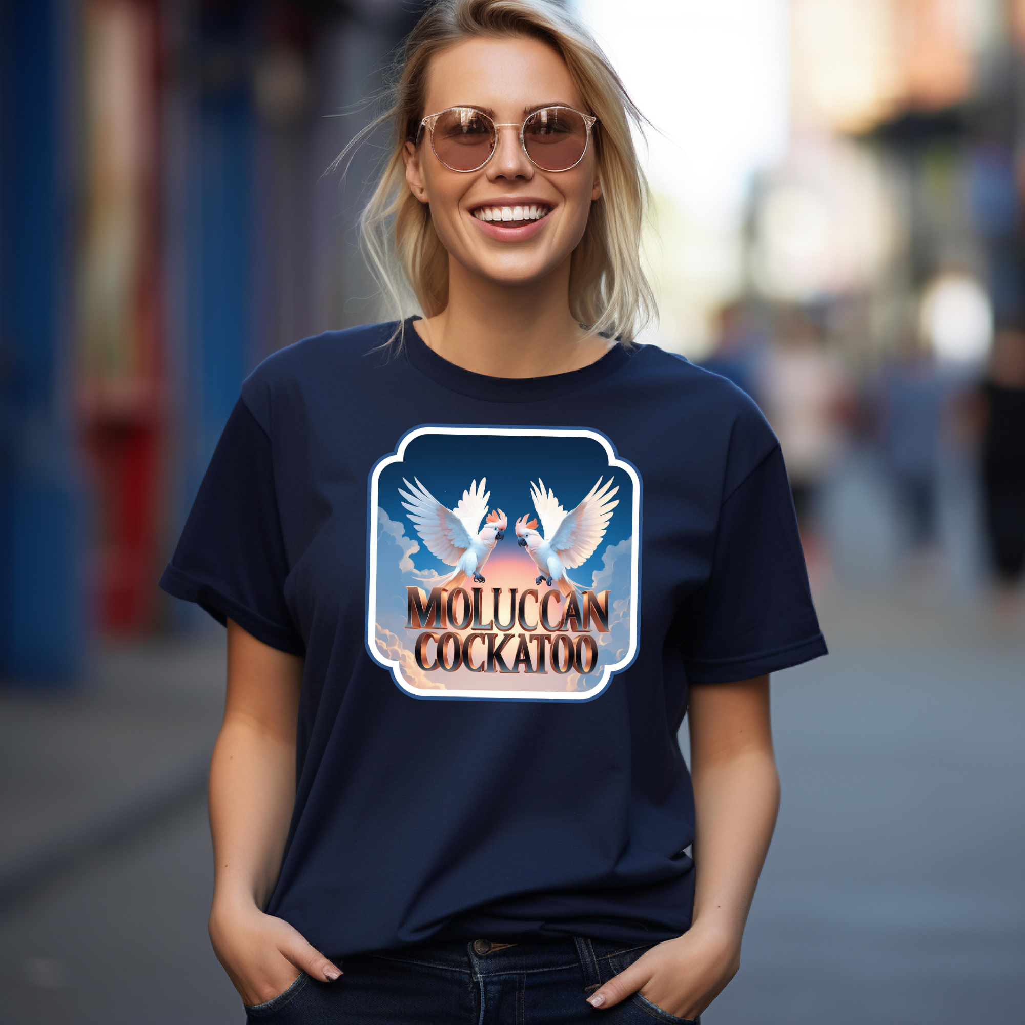 Flying Moluccan Cockatoo T-Shirt