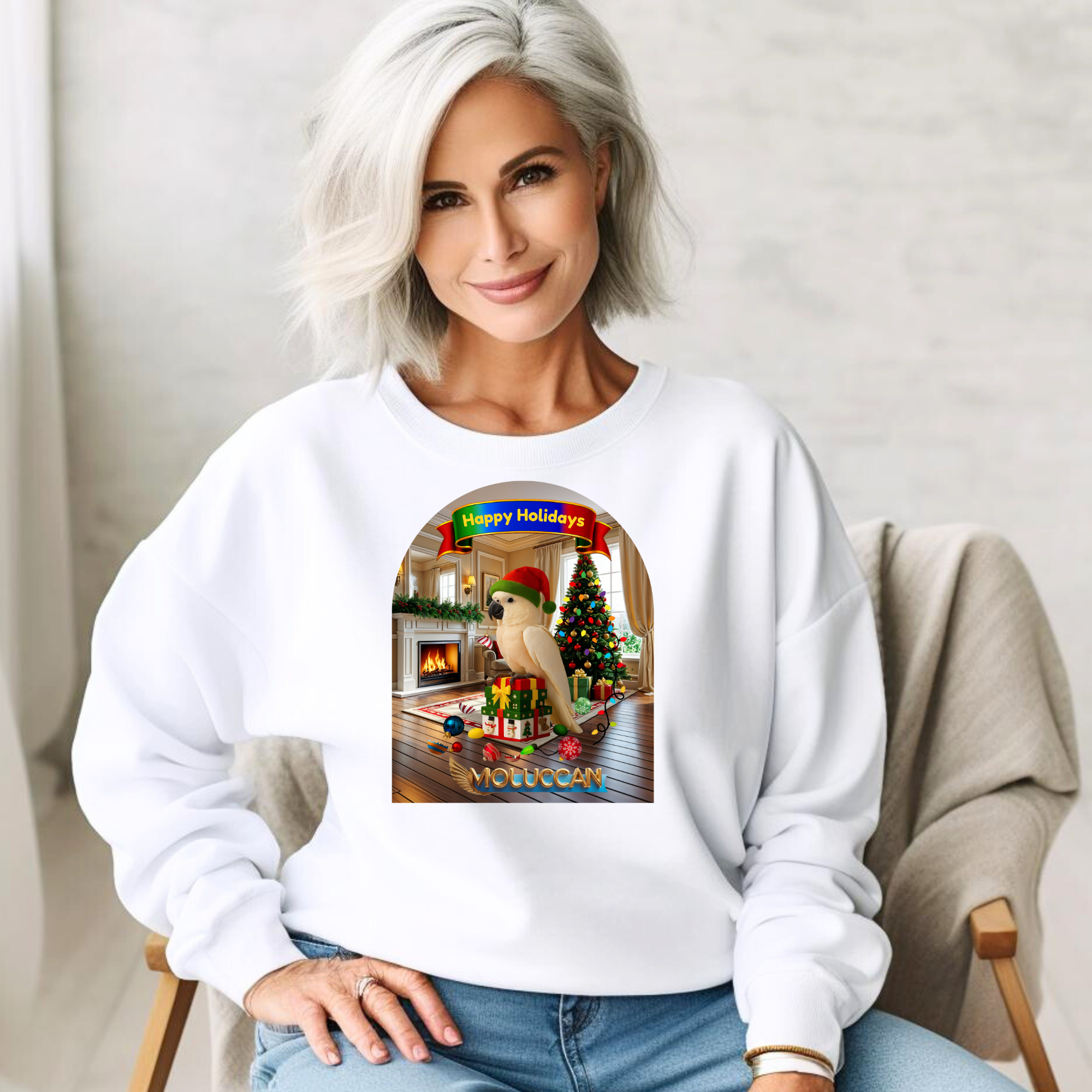 Happy Holidays Moluccan Sweatshirt