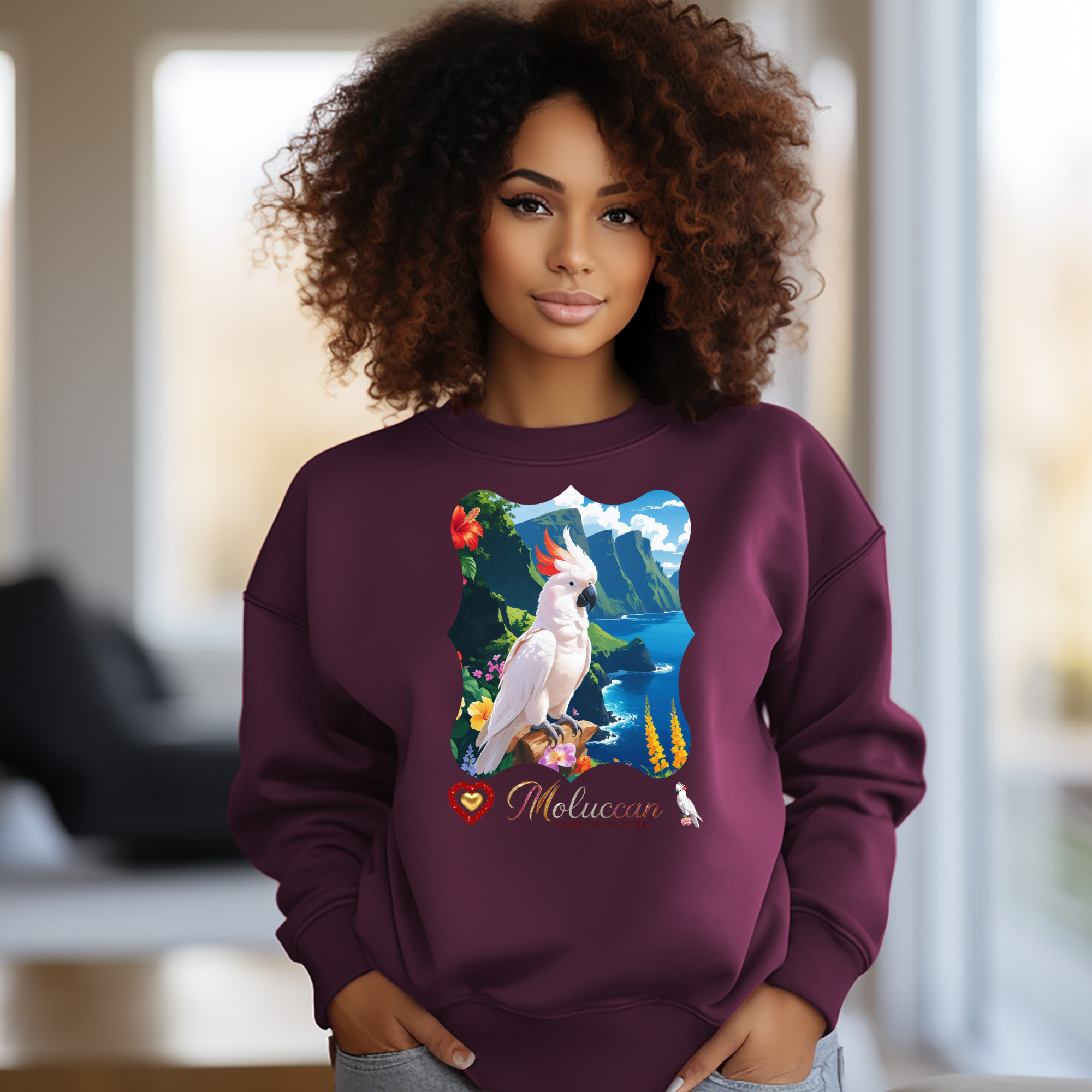 Moluccan Cockatoo Sweatshirt