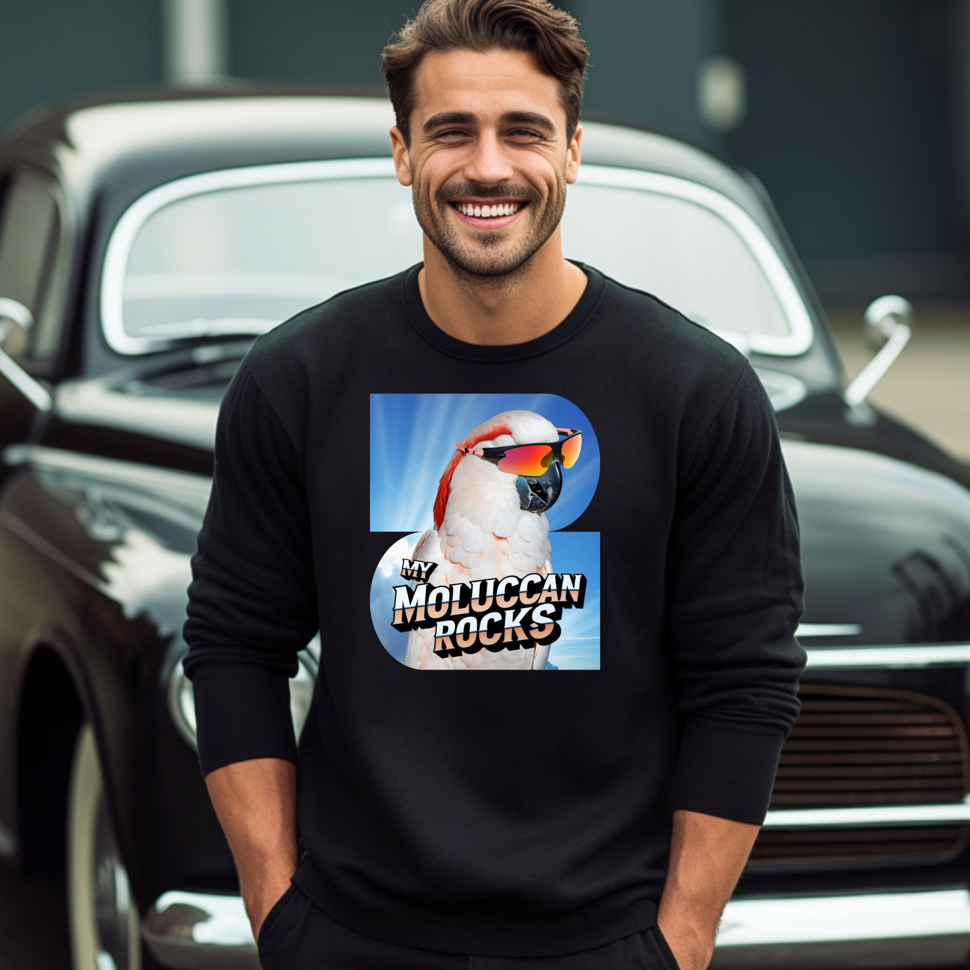 Moluccan Cockatoo Sweatshirt