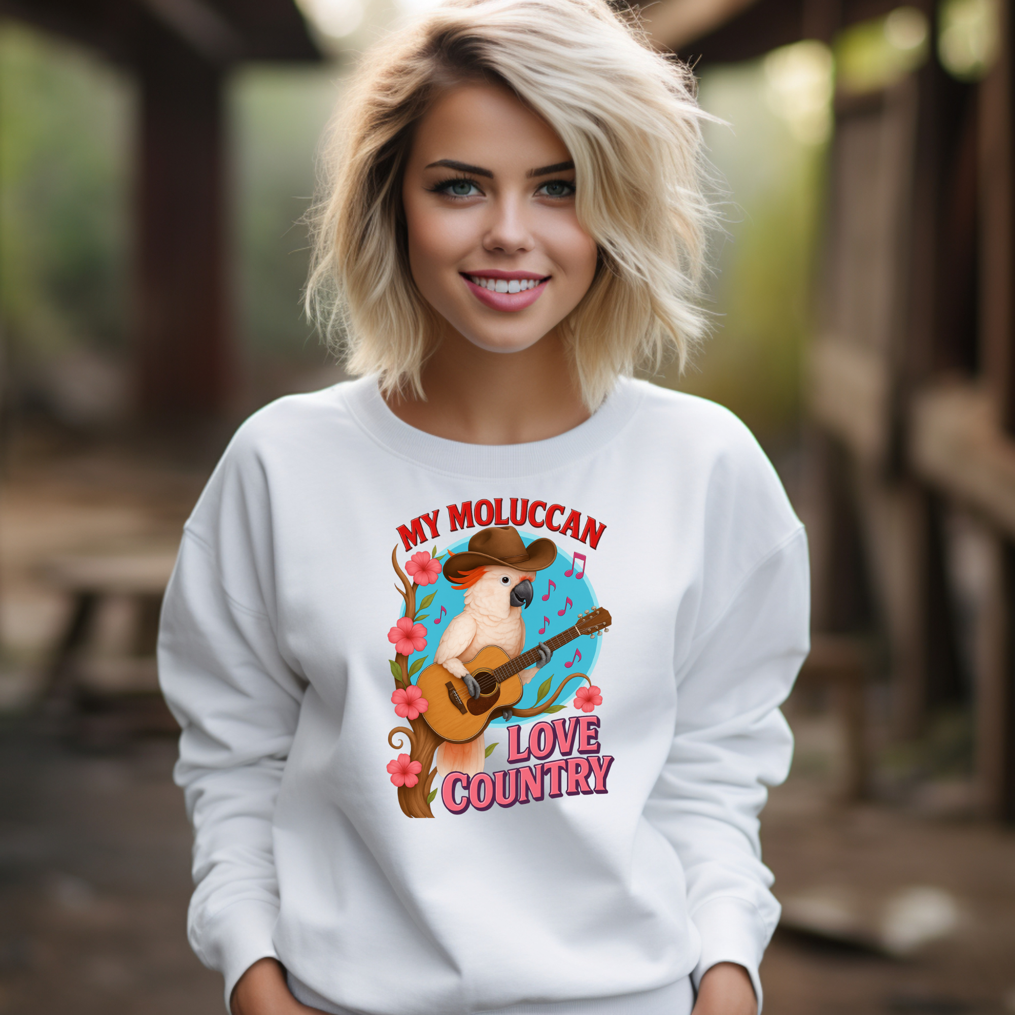 Moluccan Cockatoo Sweatshirt