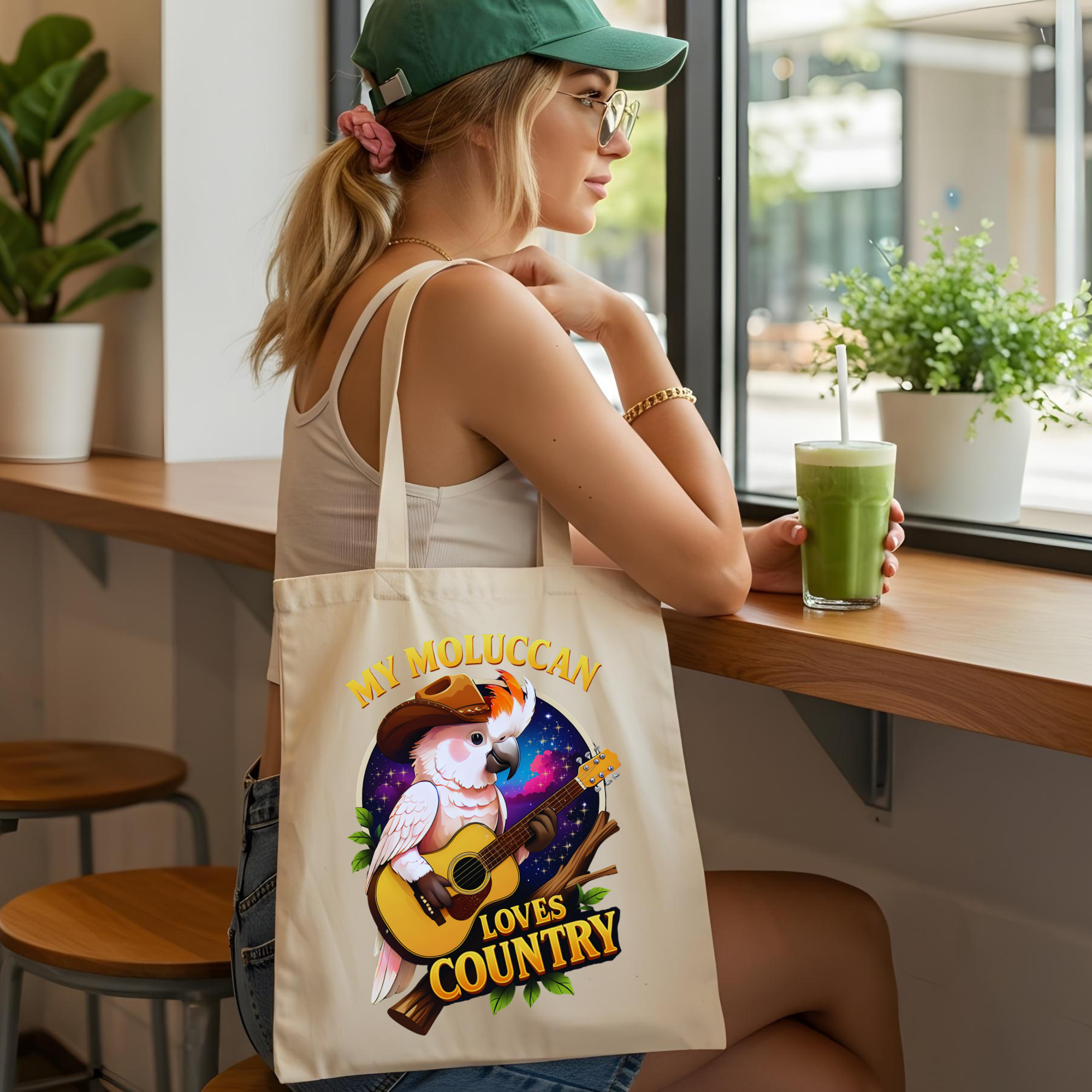 Moluccan Cockatoo Tote Bag