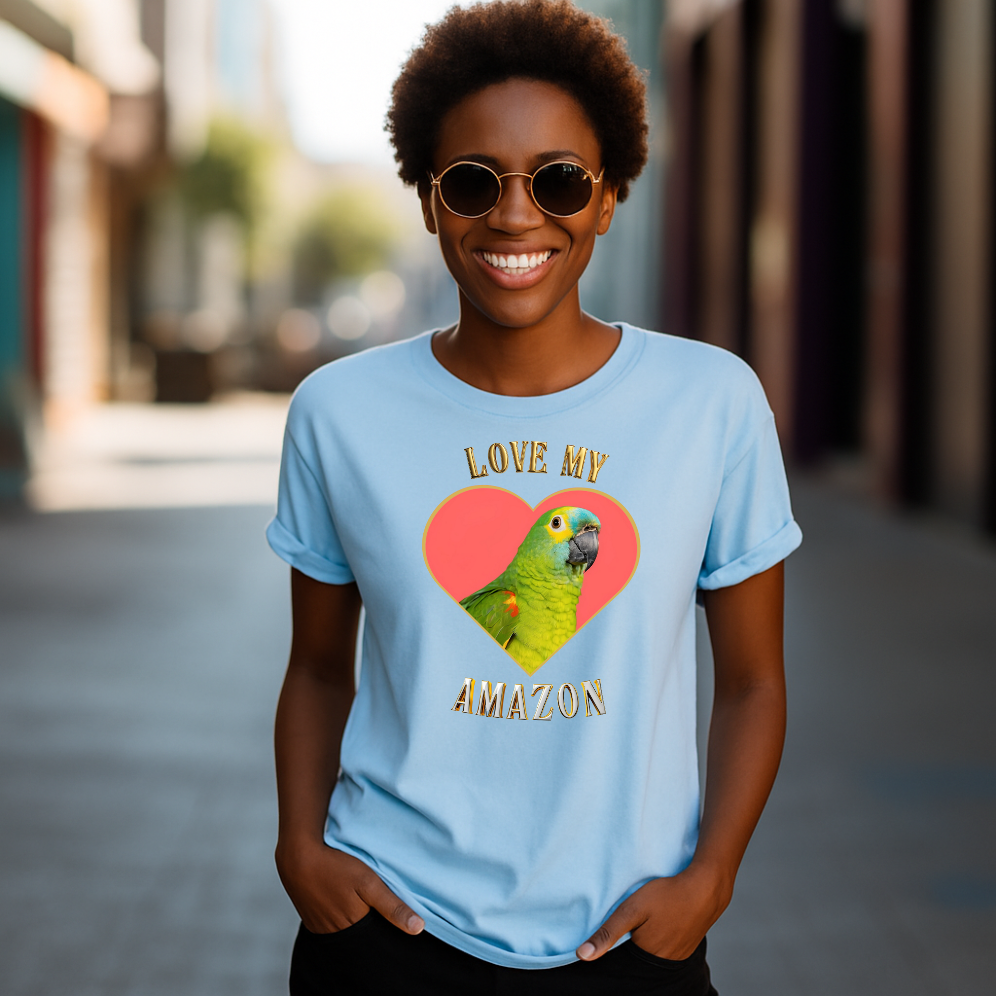 Love My Amazon Heart T-Shirt