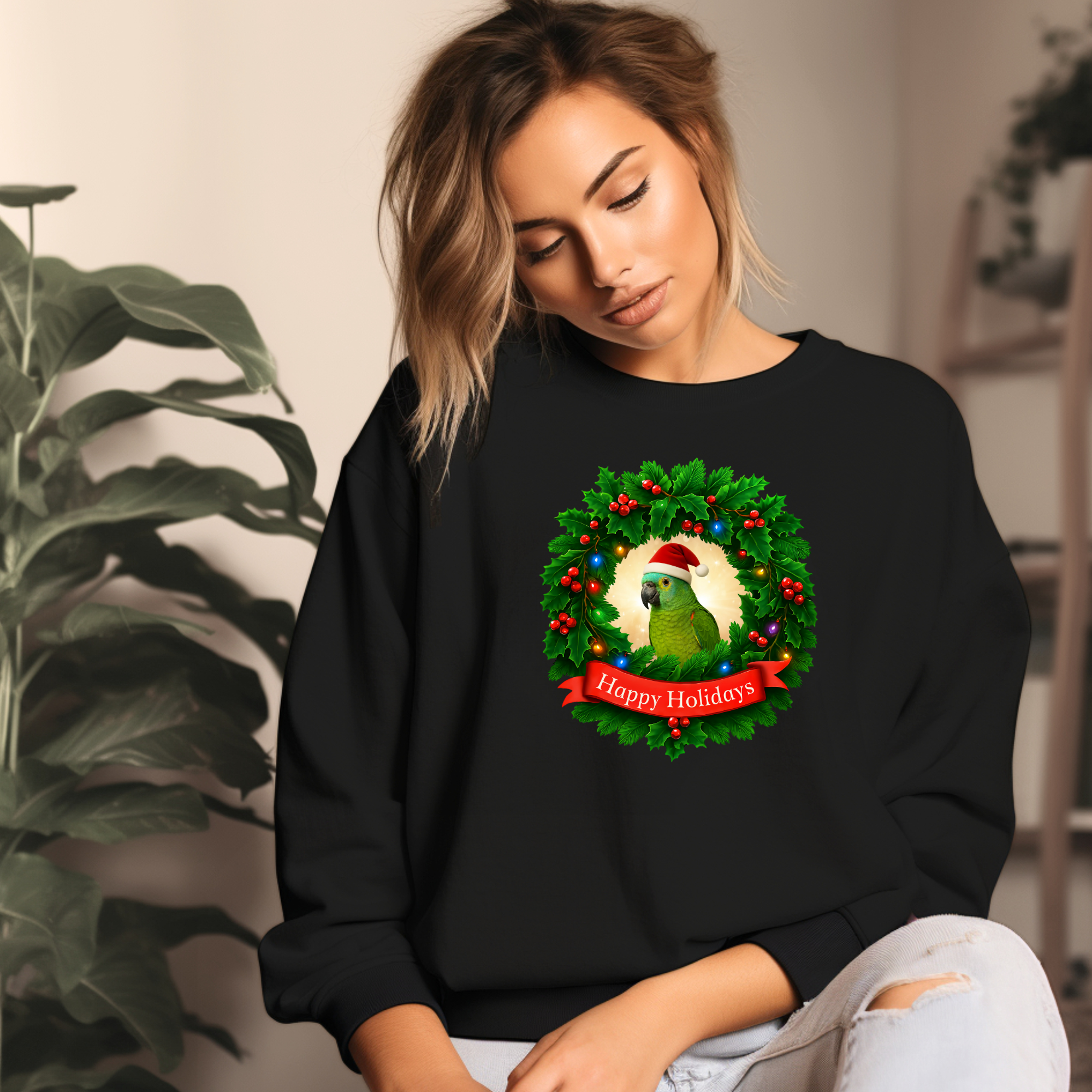 Happy Holidays Amazon Sweatshirt